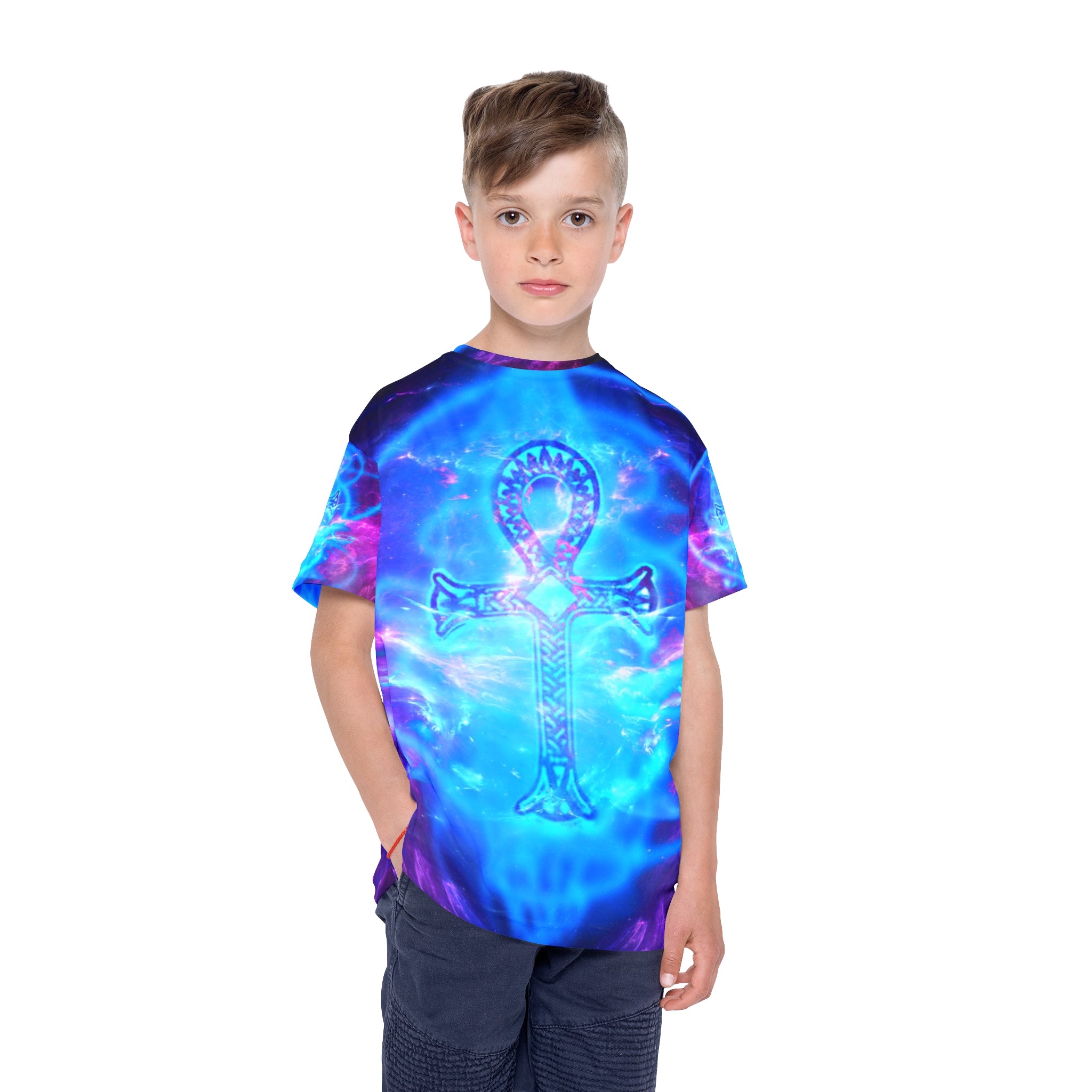 Amethyst Ankh Dreams Kids Sports Jersey