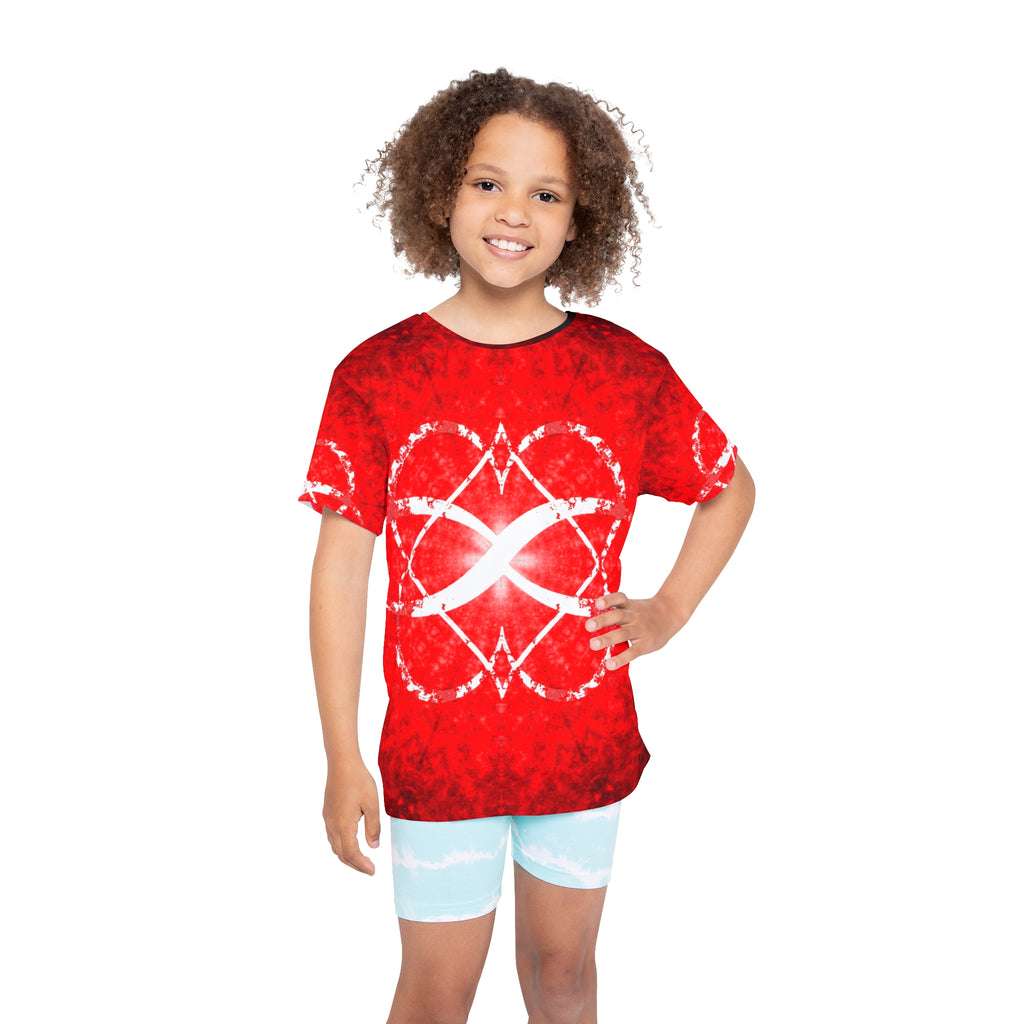 Katerina's Red Instead Infinity Desires 2024 Kids Sports Jersey