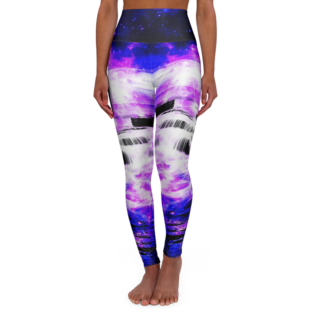 Amethyst Rose Majical Sea Dreams High Waisted Yoga Leggings