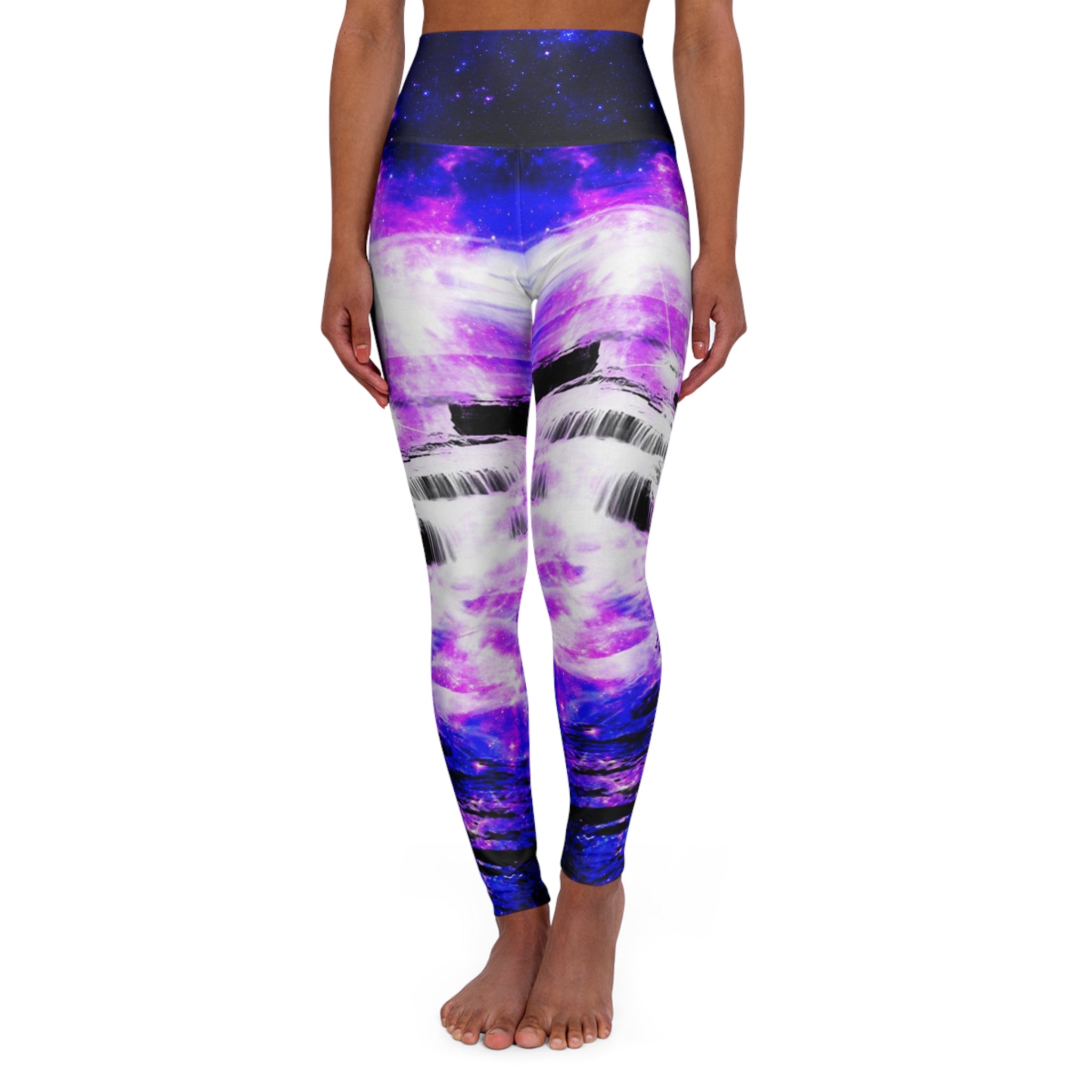 Amethyst Rose Majical Sea Dreams High Waisted Yoga Leggings