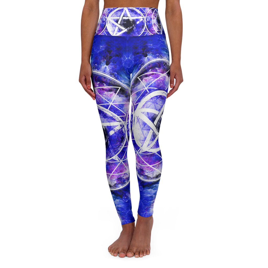 Katerina's I Will Come Again Triple Goddess Meditations Yoga Leggings