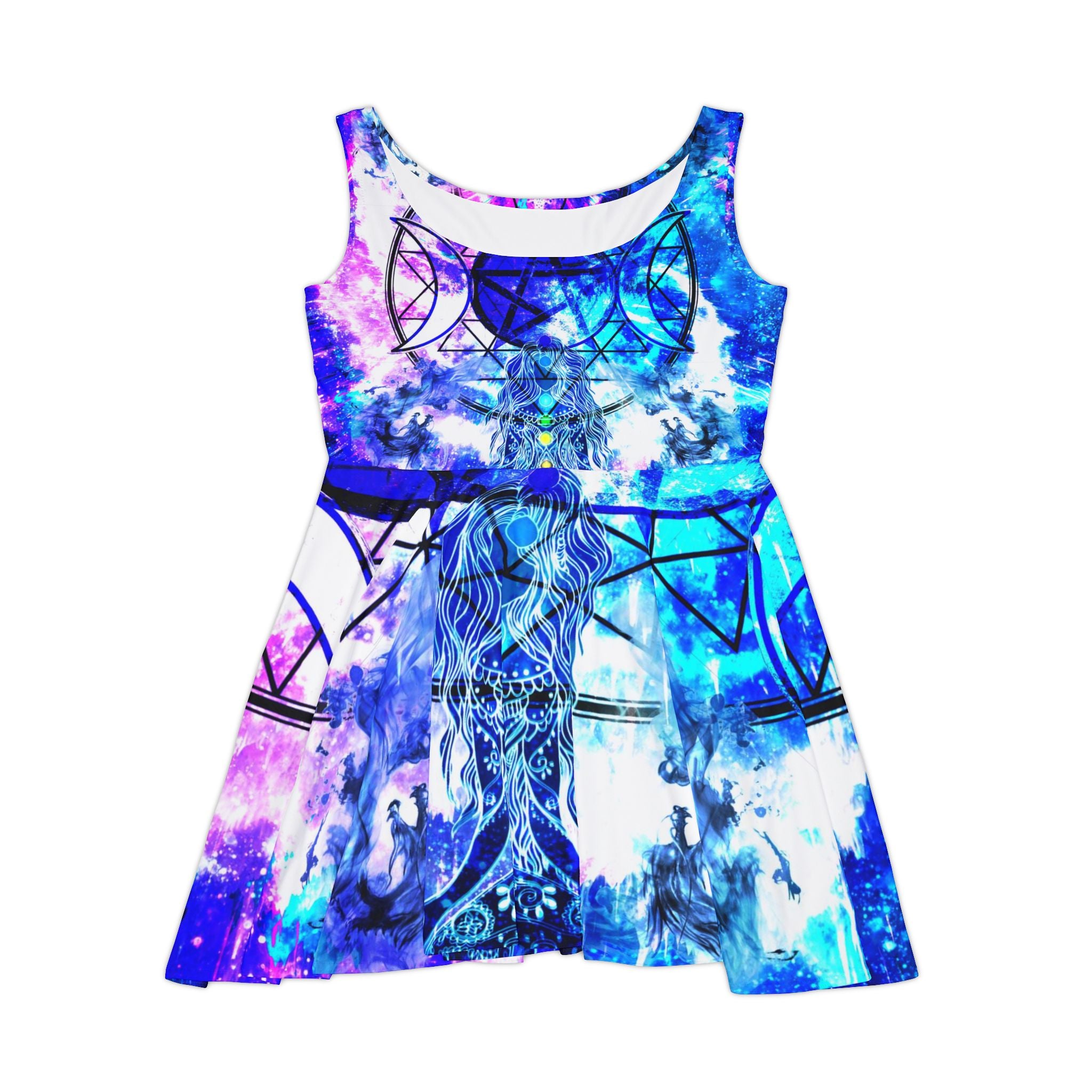 Creation's Magical Awakening Desires Meditations Women's Skater Dress