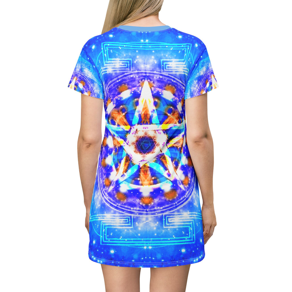 Katerina's Howl's Tomorrow Girl Beltane Meditations T-Shirt Dress