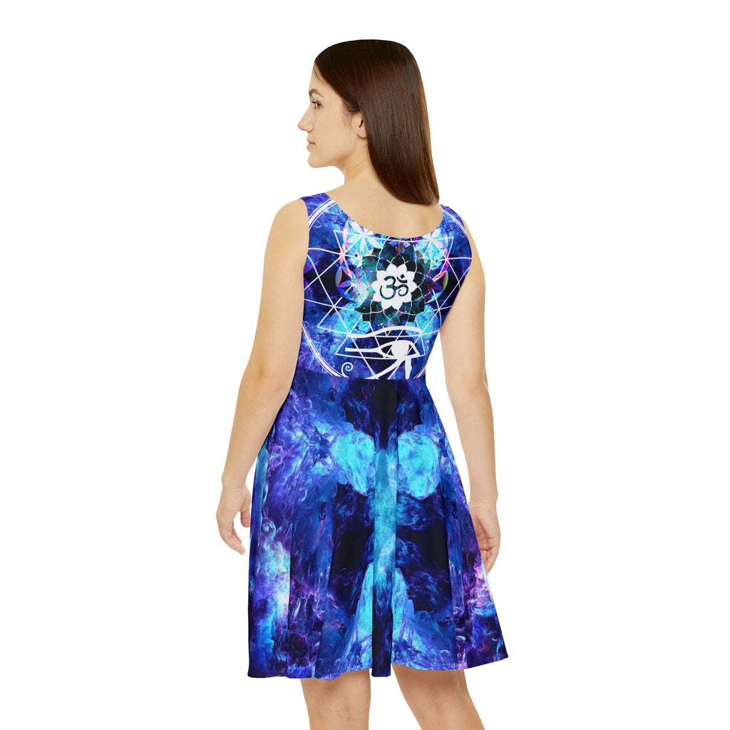 Amen Jin's Dragon's Gate Fairy Om Meditations Women's Skater Dress