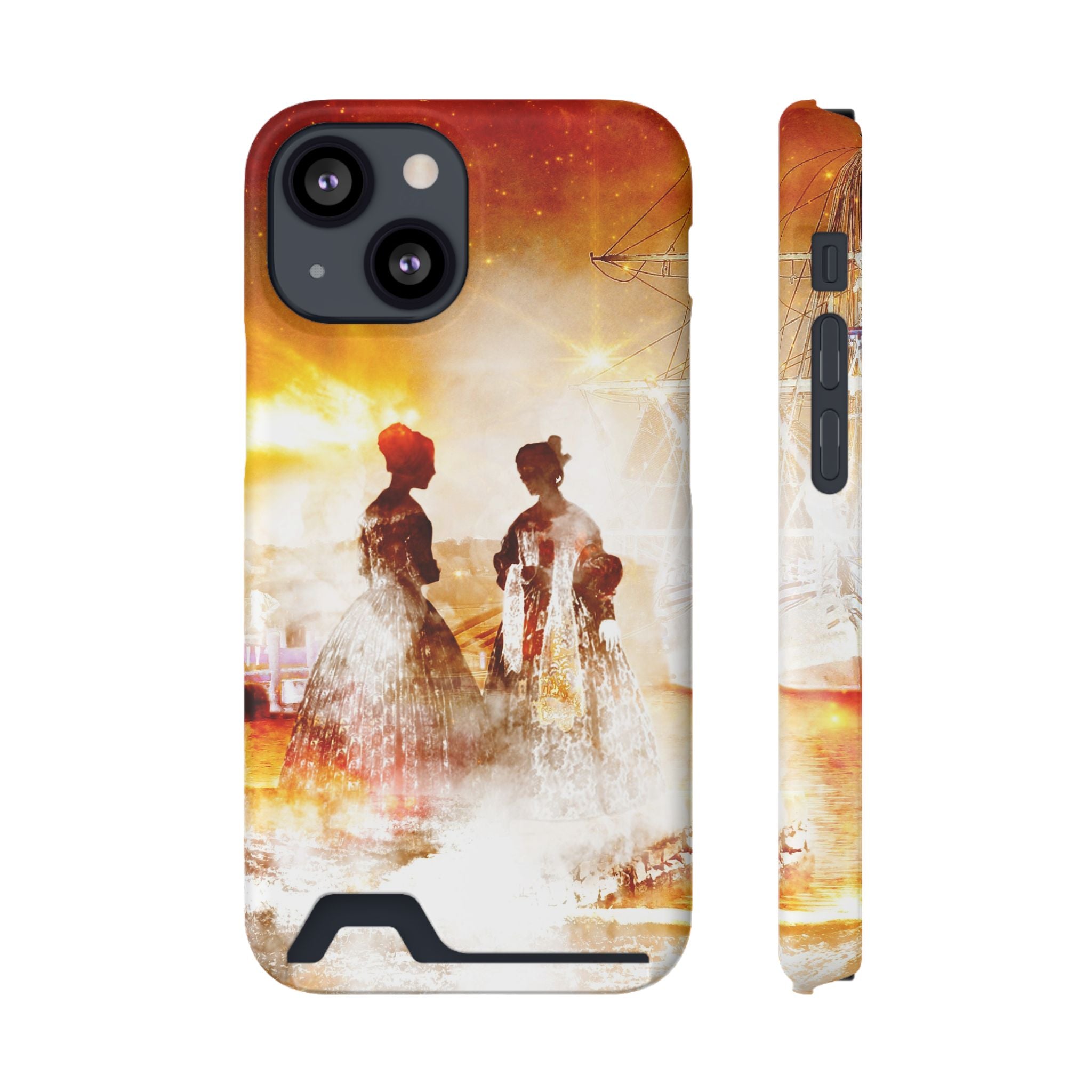 Samhain Eve Salem Harbor Dreams Phone Case With Card Holder