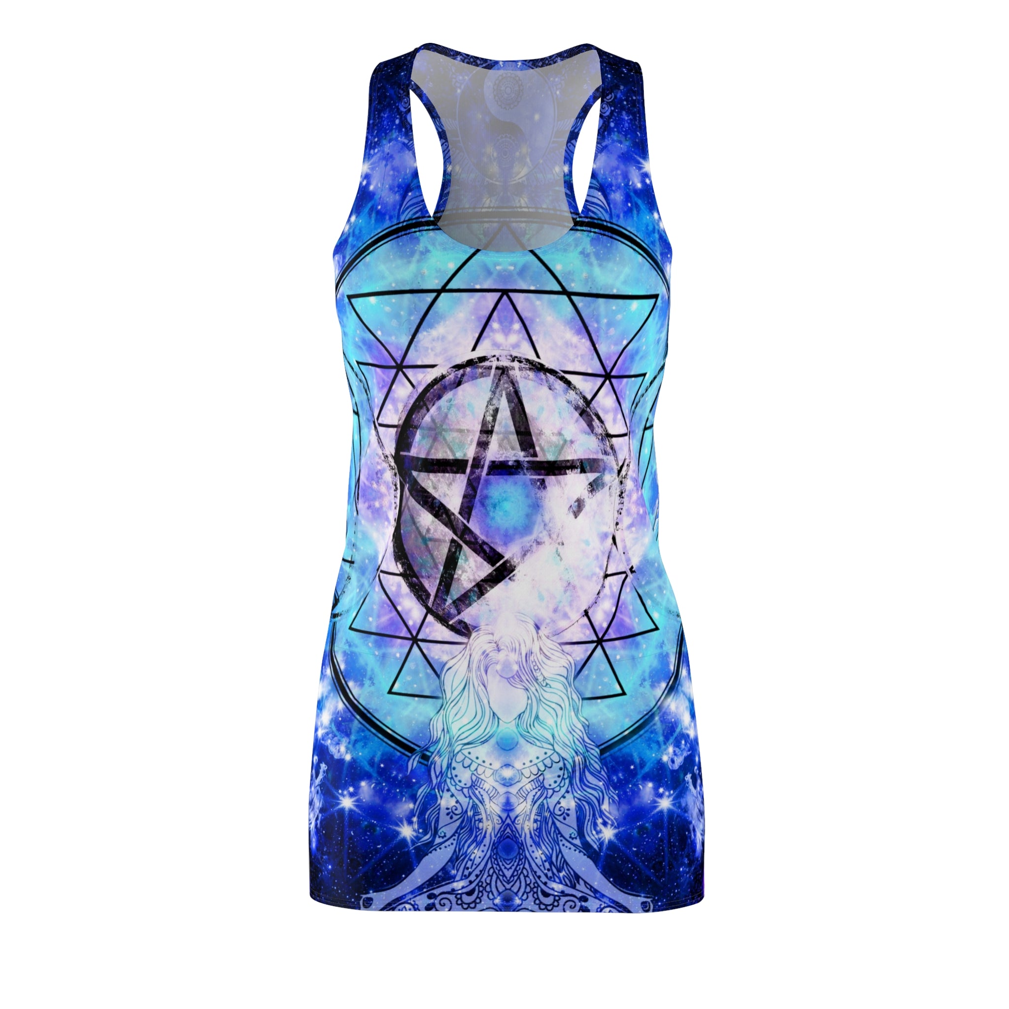 Amen Jin's Katerina's Eros Psyche Magickal Meditations Women's Racerback Dress