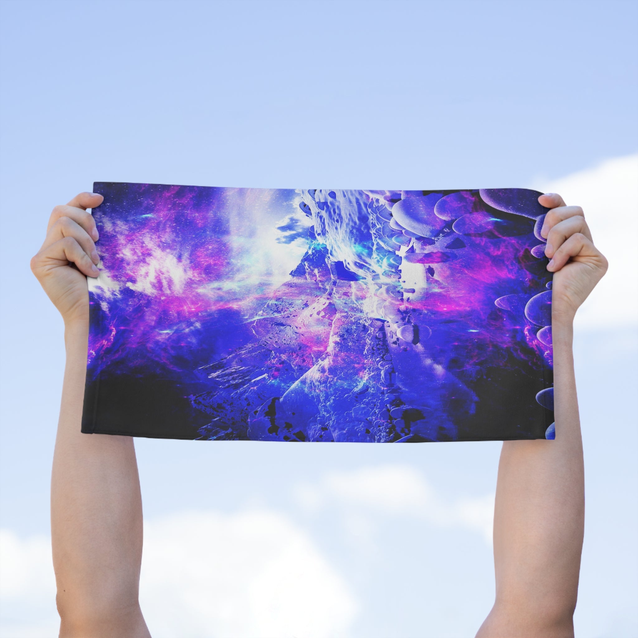 Amethyst Yule Night Dreams Rally Towel, 11x18