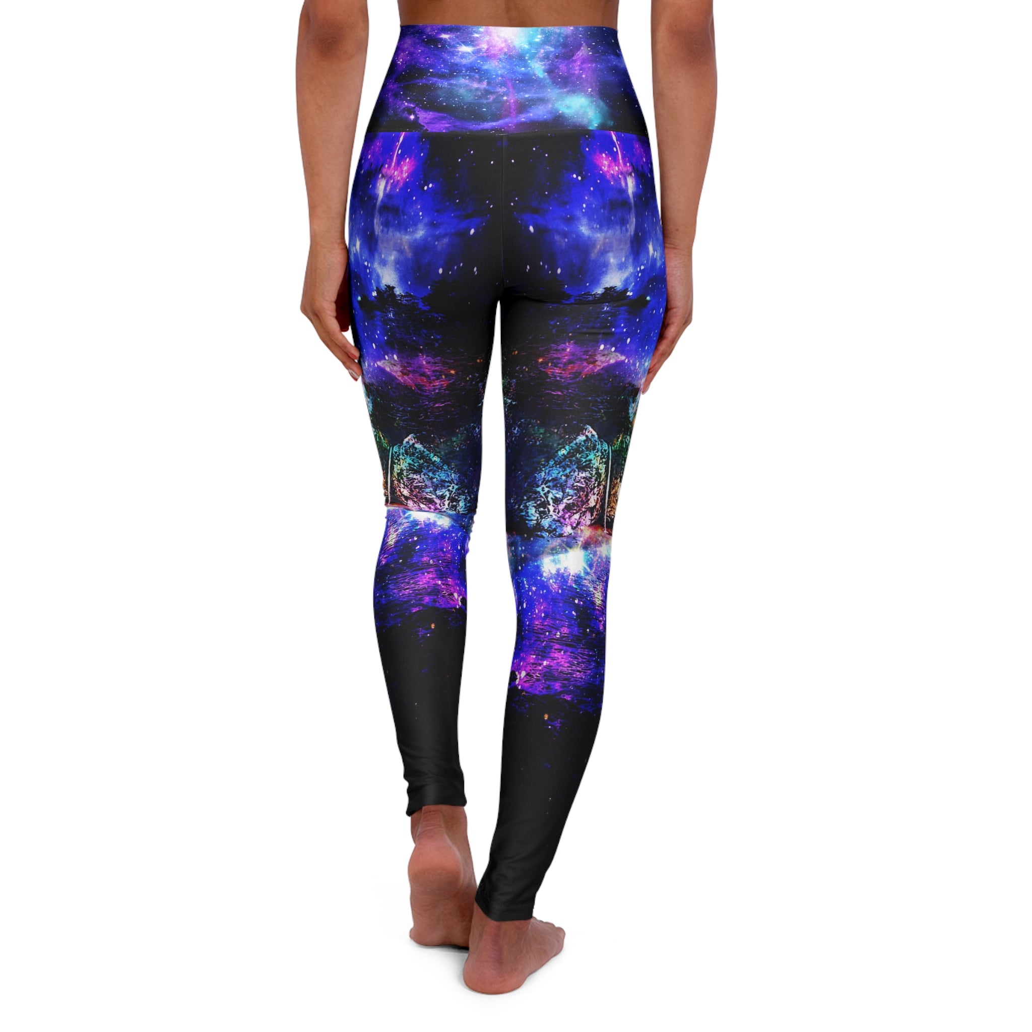 Mystic Hideaway Cove Dreams High Waisted Yoga Leggings