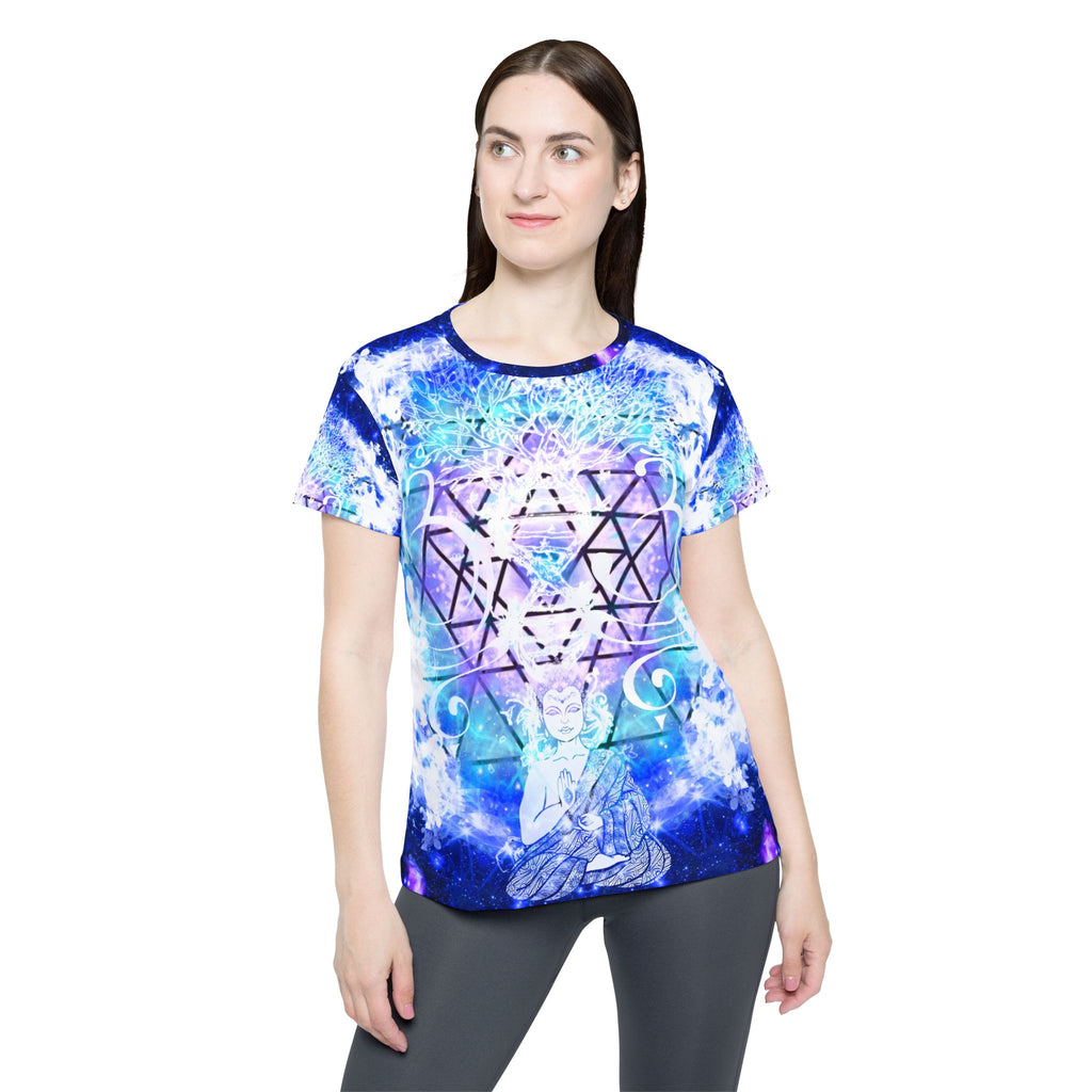 Amen Jin's Katerina's Eros and Psyche Buddha Meditations Women's Sports Jersey