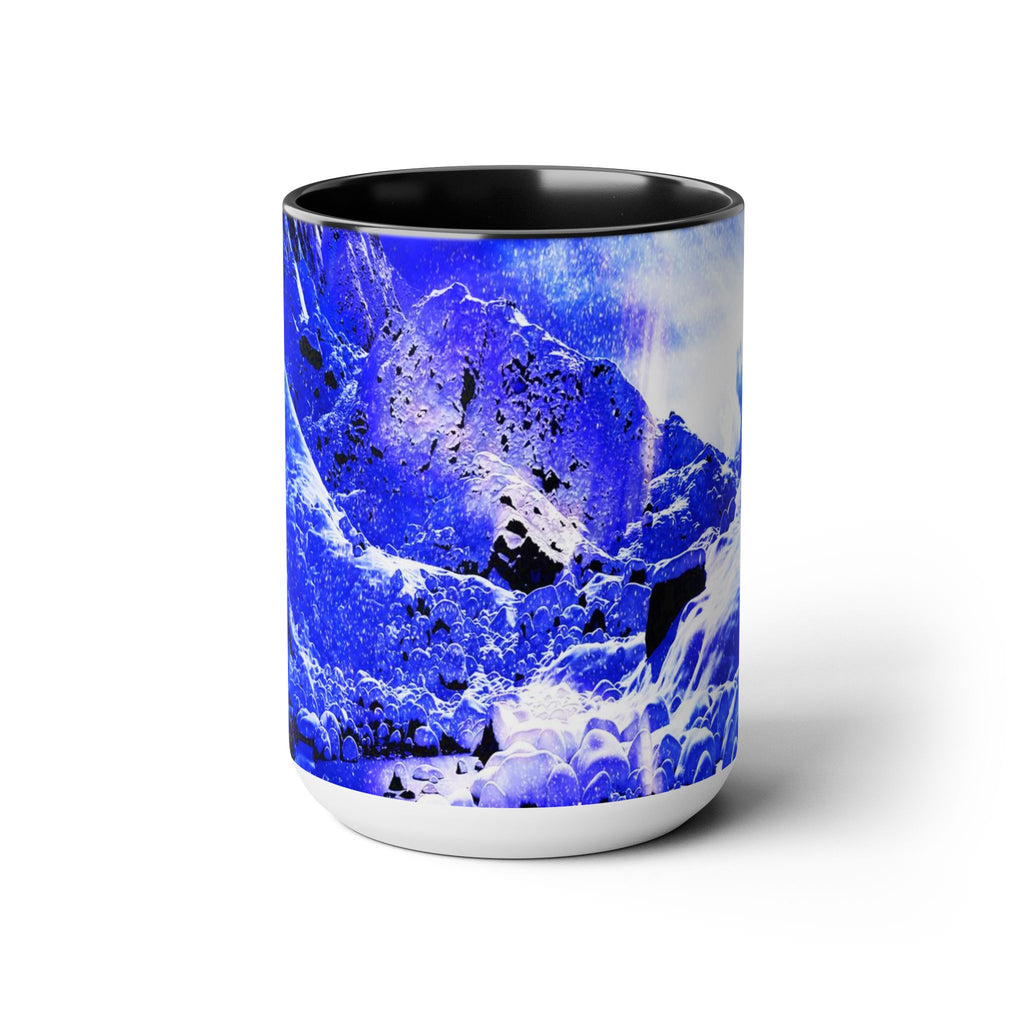 Yule Night Dreams Two-Tone Coffee Mugs, 15oz