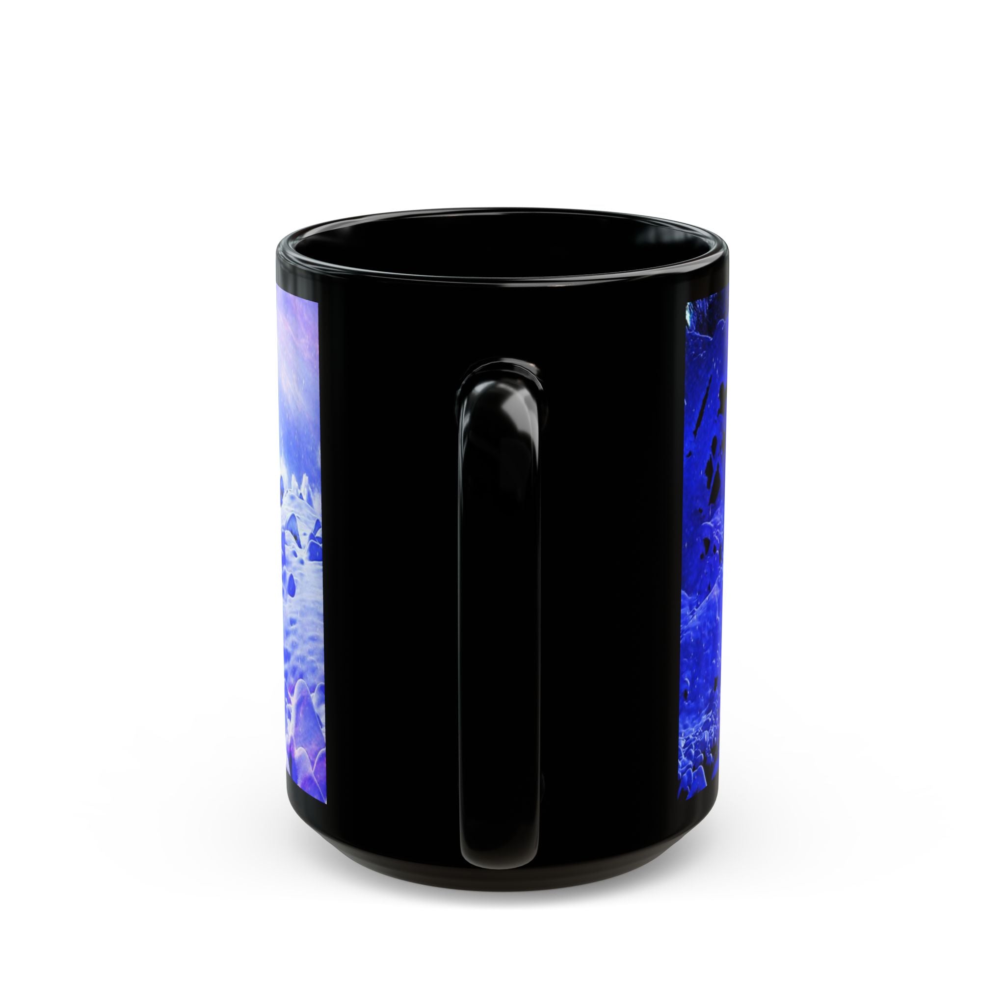 Amethyst Yule Night Dreams Black Mug