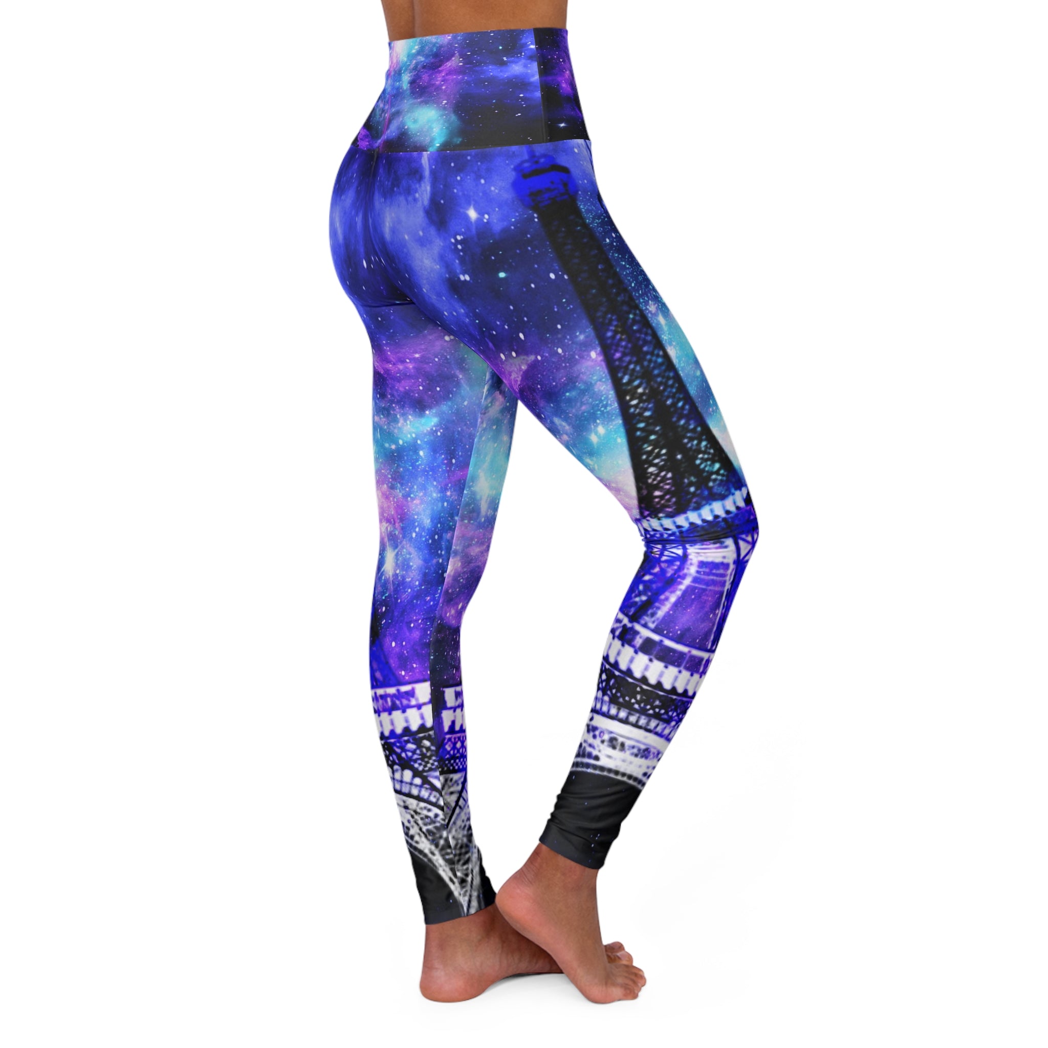 Mystic Cosmic Falls Dreams High Waisted Yoga Leggings