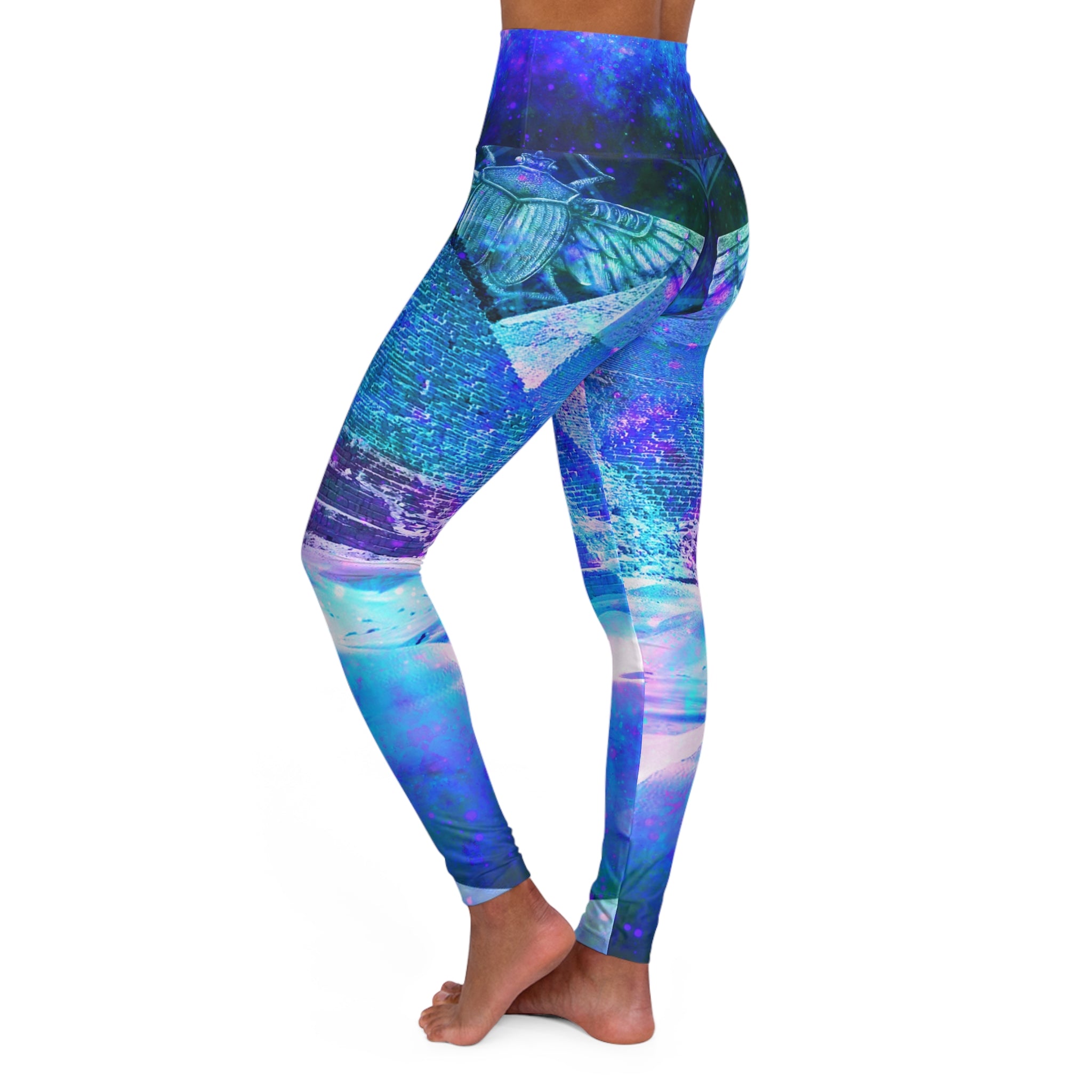 Amen Jin's Memories of Yesterday Meditations High Waisted Yoga Leggings