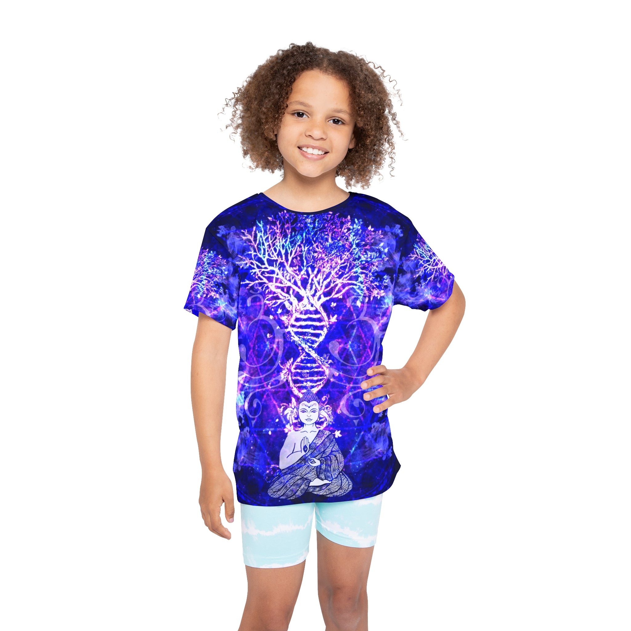 Katerina's Dragon Eye Buddha Meditations Kids Sports Jersey (