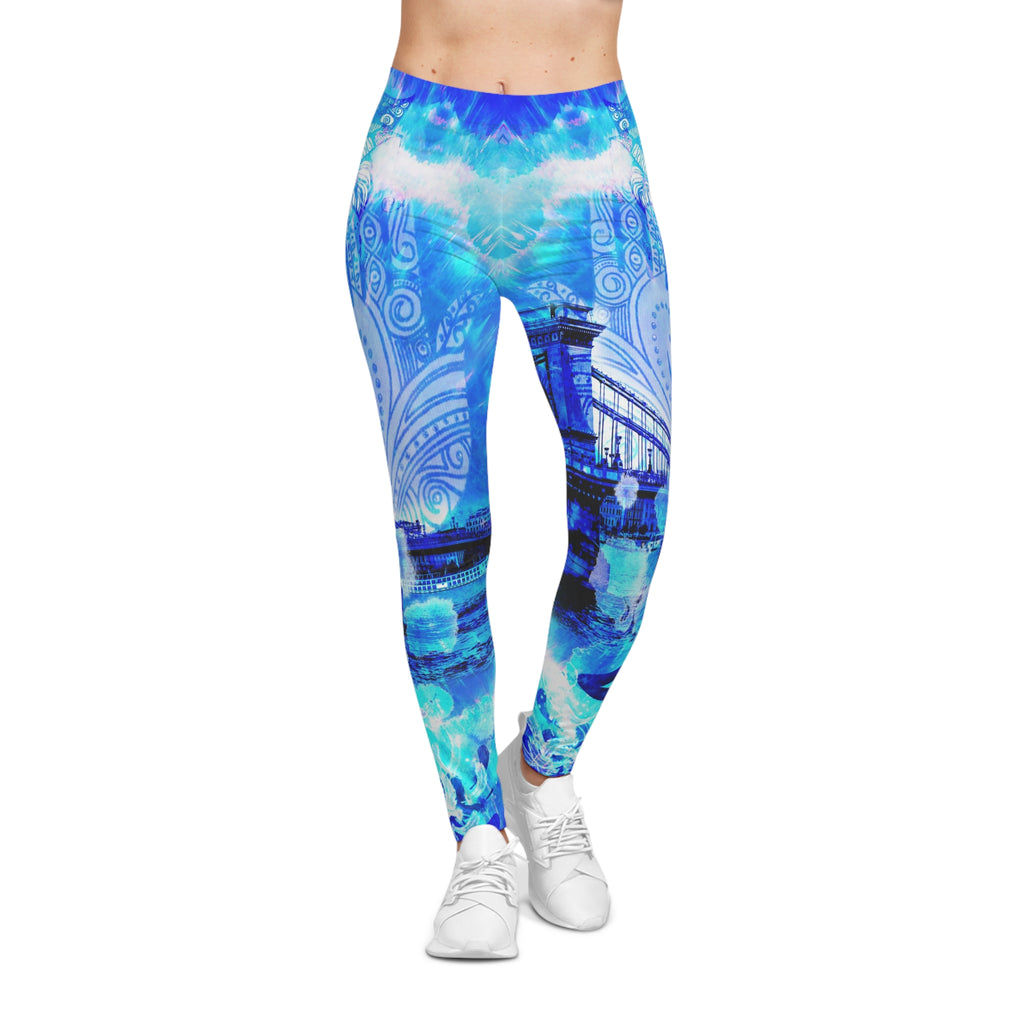 Amen Jin's Blue Sun Budapest Meditations Women's Casual Leggings