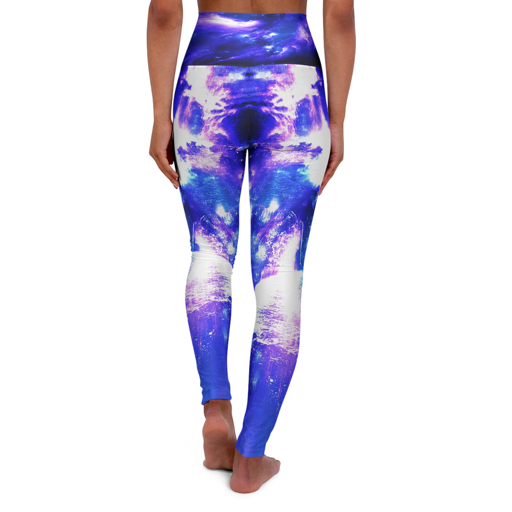 Amethyst Sapphire Hideaway Cove Dreams High Waisted Yoga Leggings