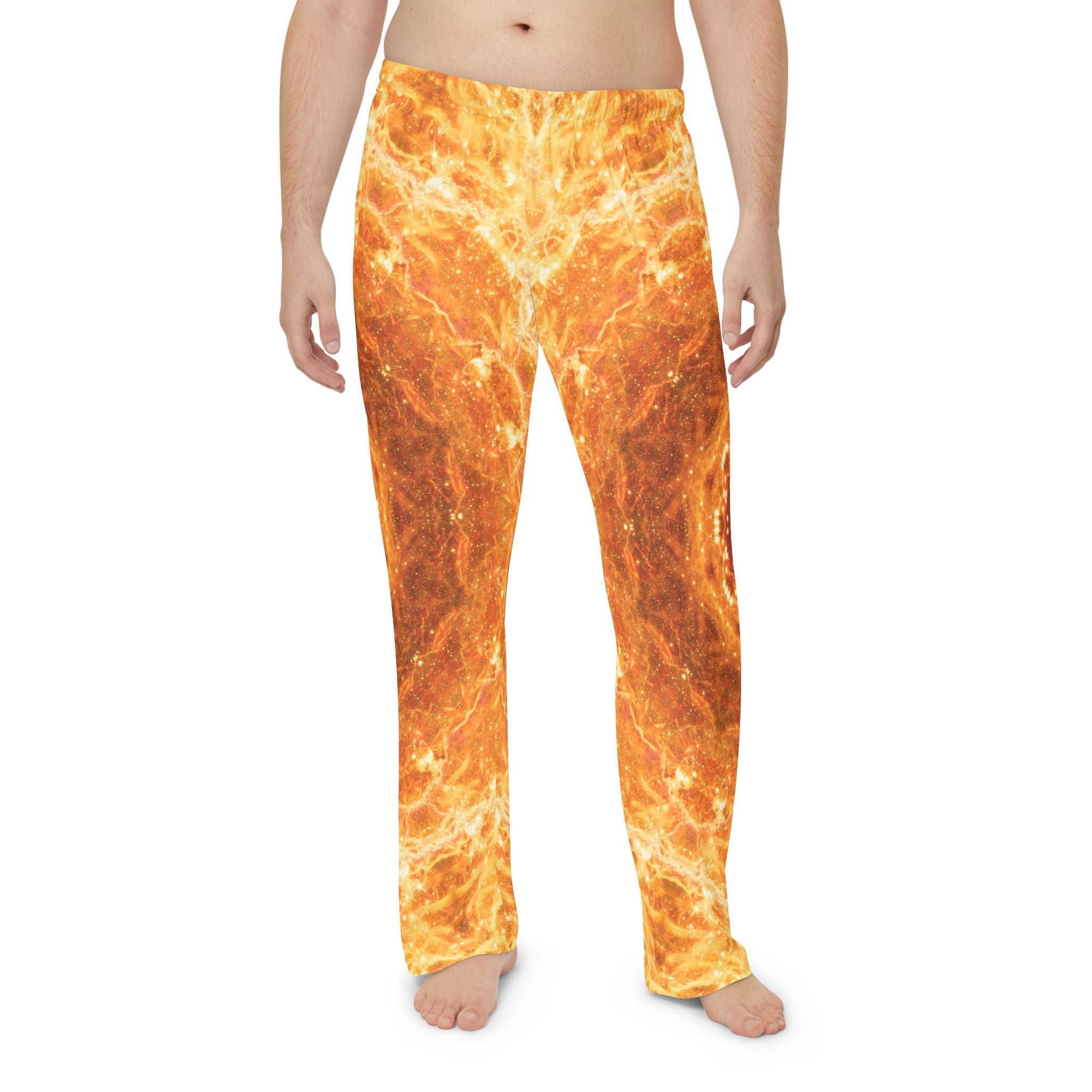 Katerina's Golden Moment Desires Men's Pajama Pants
