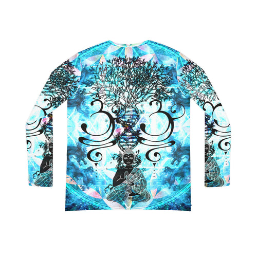 Amen Jin's all the White Horses Buddha Meditations Long Sleeve V-neck Shirt