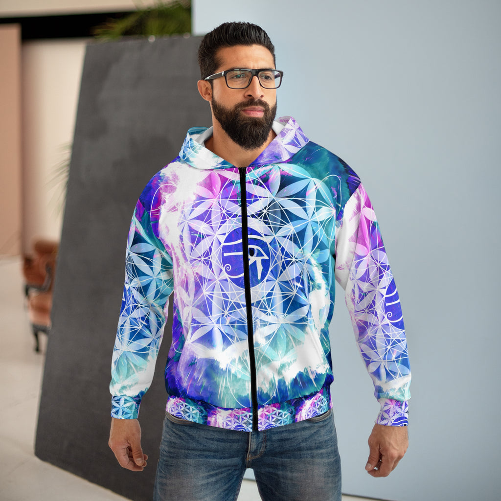 Creation's Illumination Meditations Unisex Zip Hoodie