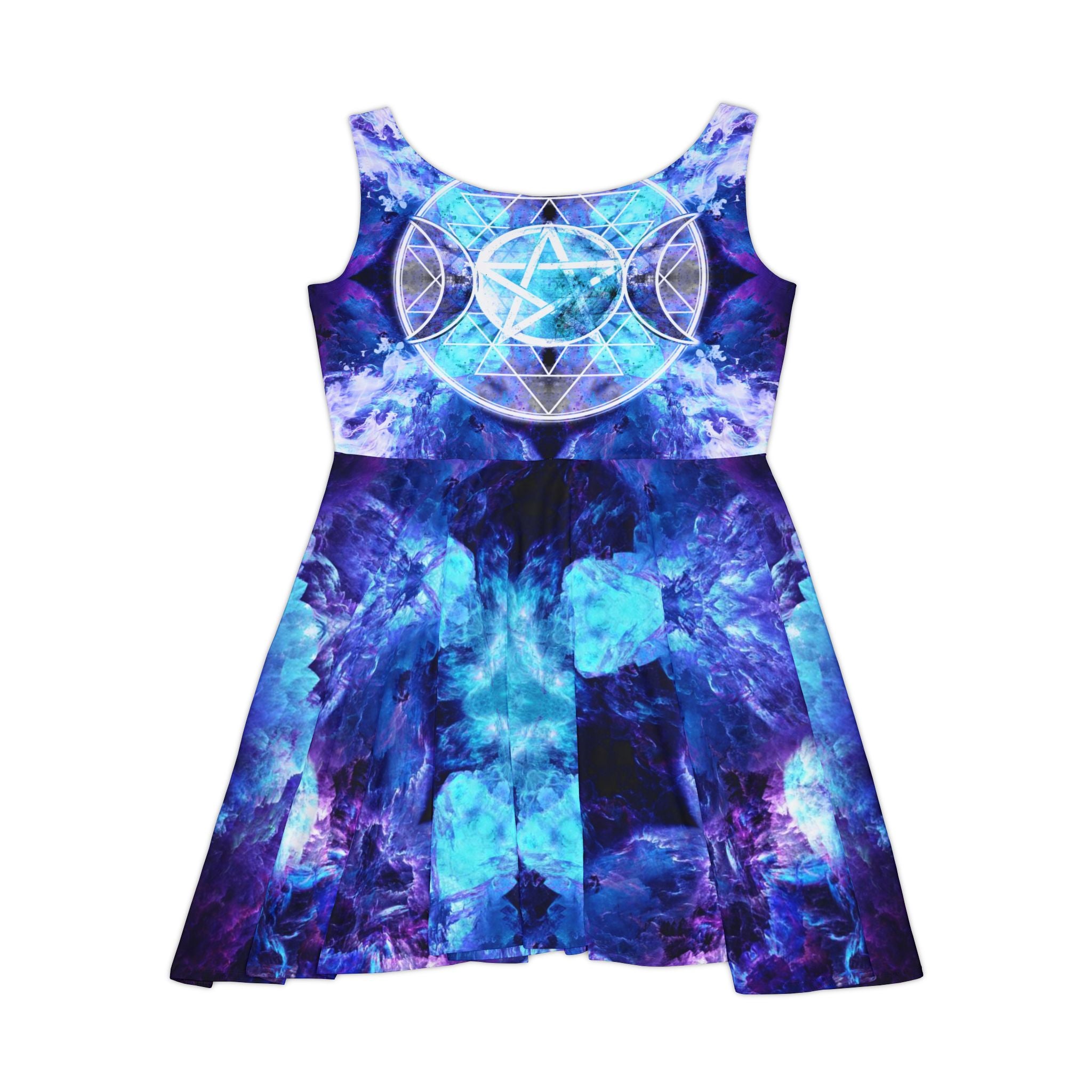 Amen Jin's Dragon's Gate Triple Goddess Meditations Women's Skater Dress