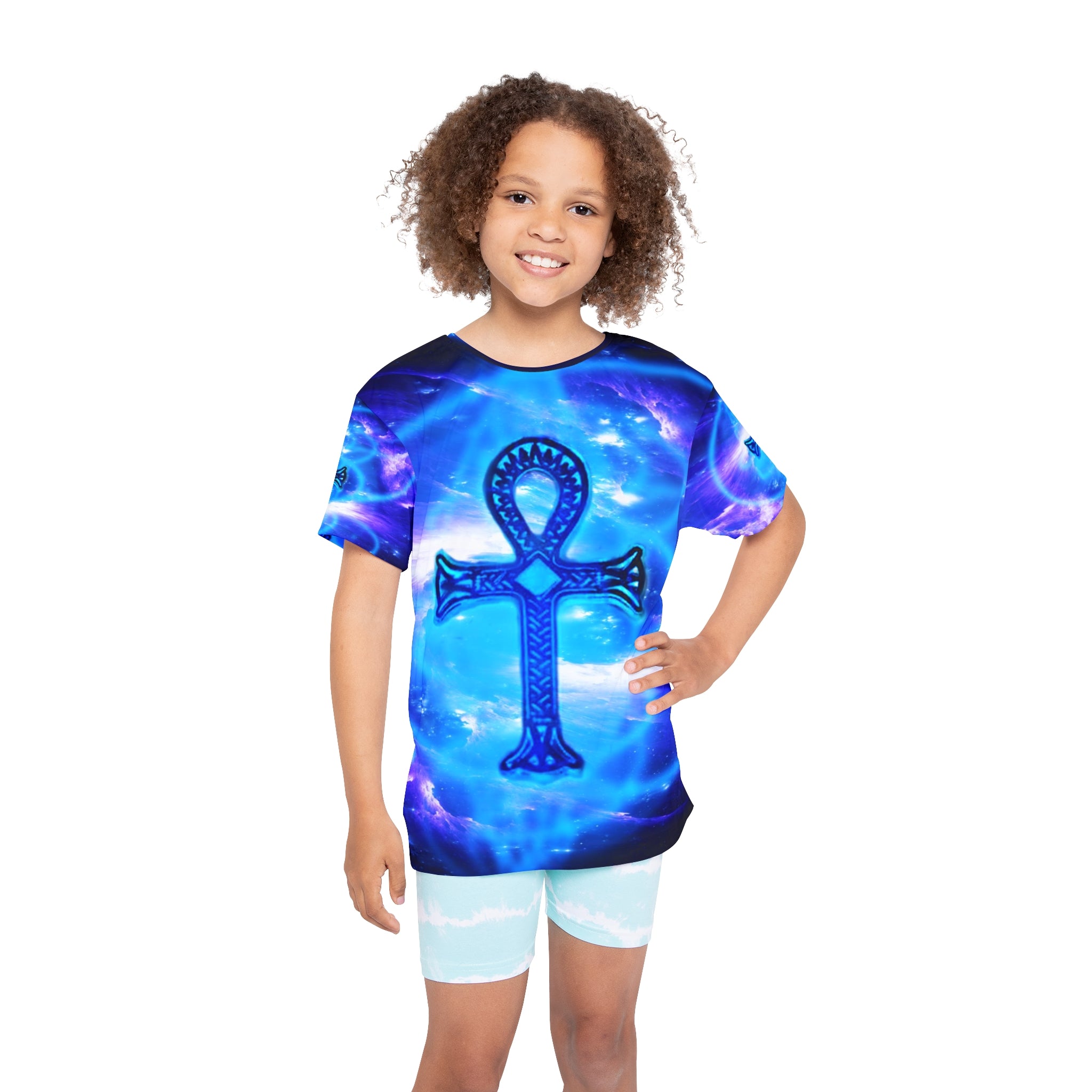 Amethyst Sapphire Ankh Dreams Kids Sports Jersey