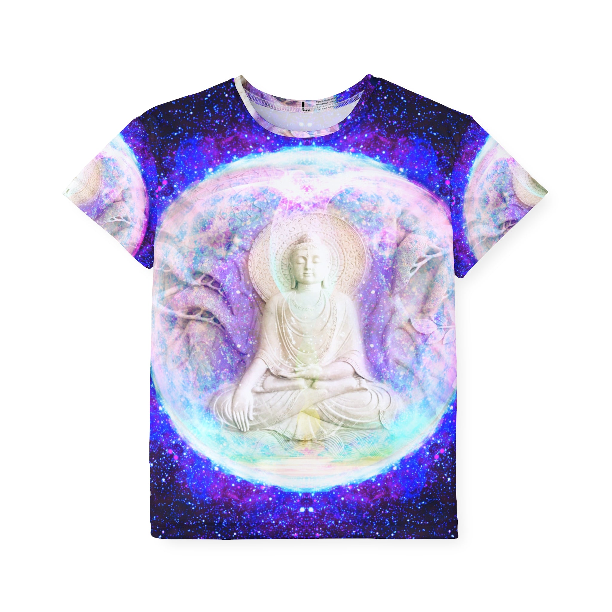 Amen Jin's As the Dark Against My Halo Stillness Meditations Kids Sports Jersey