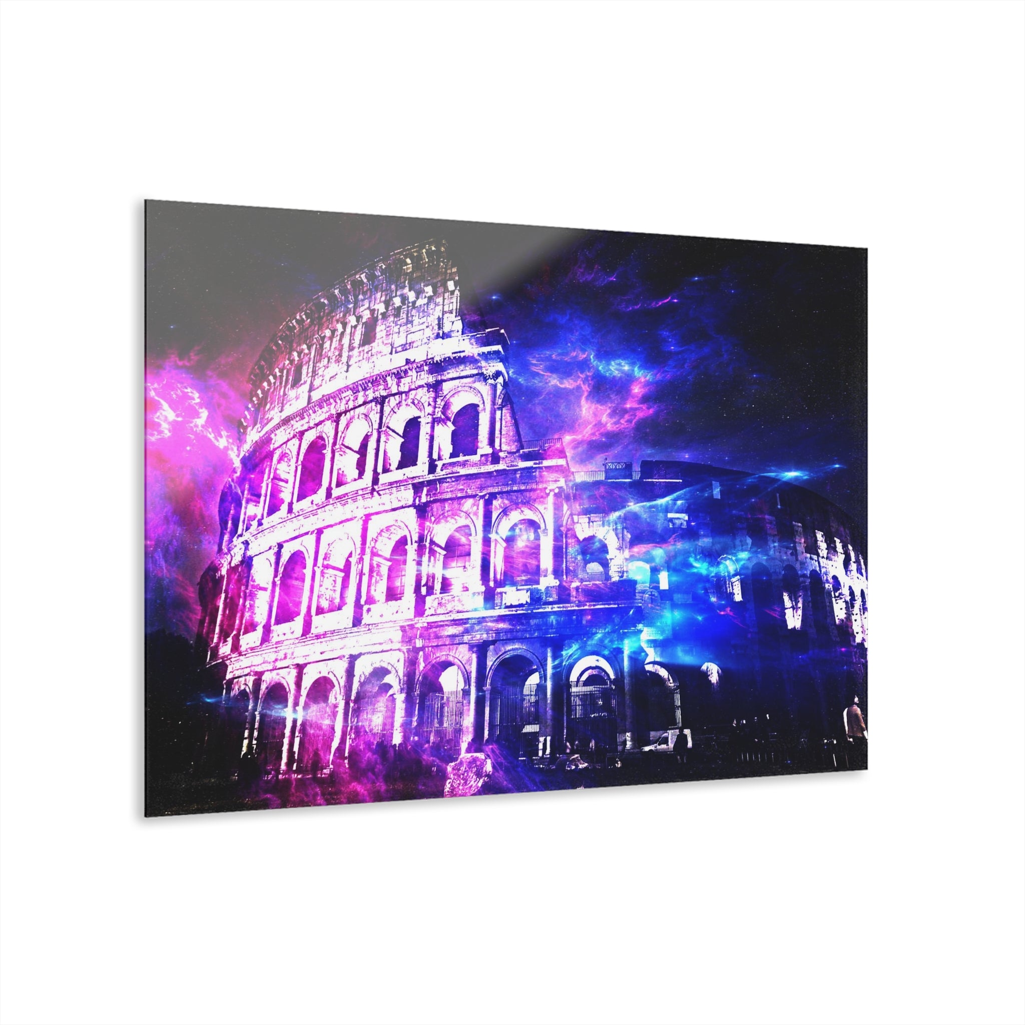 Amethyst Dreams of Roman Patterns Past Acrylic Prints (French Cleat Hanging)