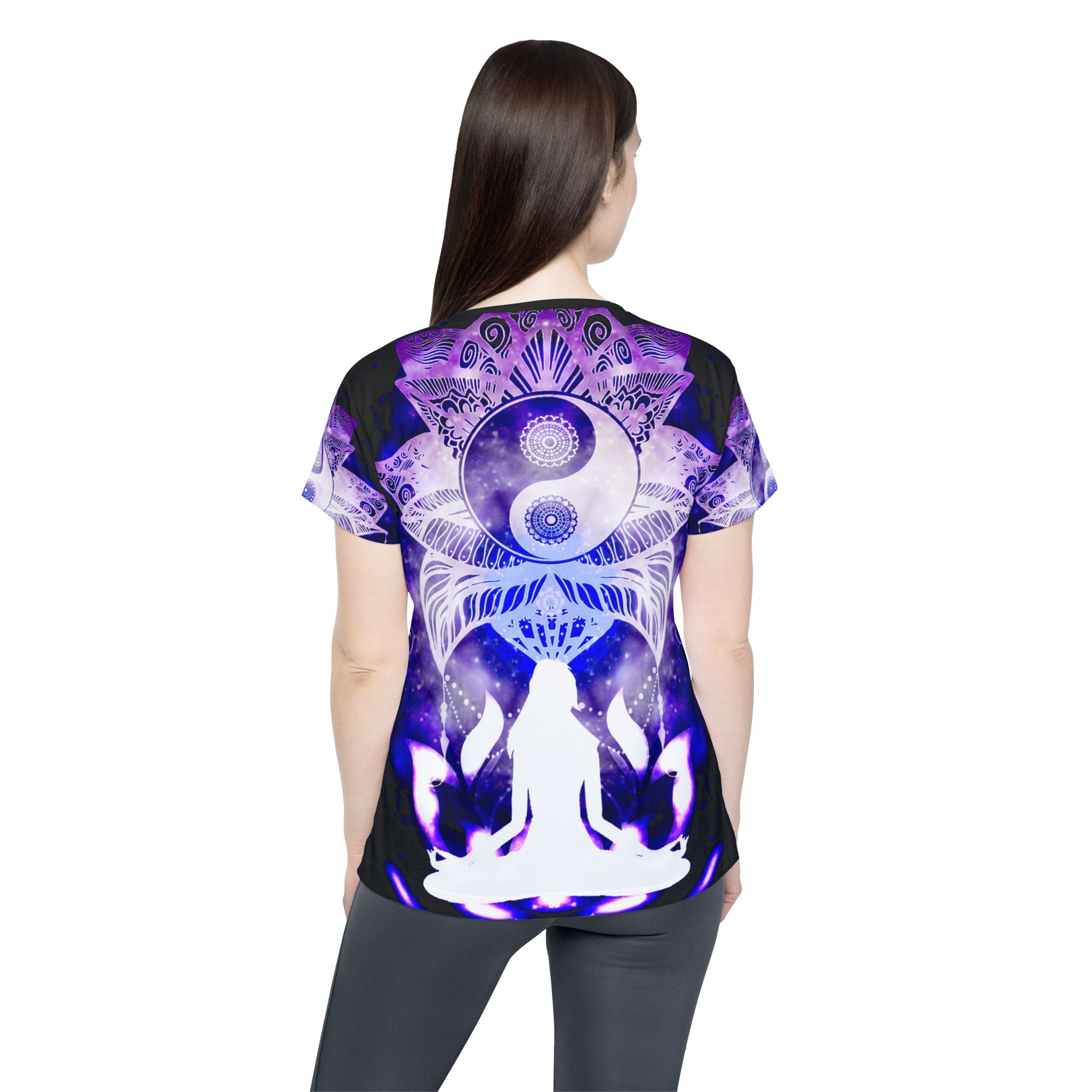 Katerina's We Will Go Home Lotus Meditations Women's Sports Jersey