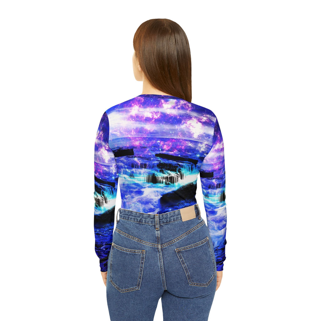 Iridescent Magickal Sea Dreams Women's Long Sleeved Shirt