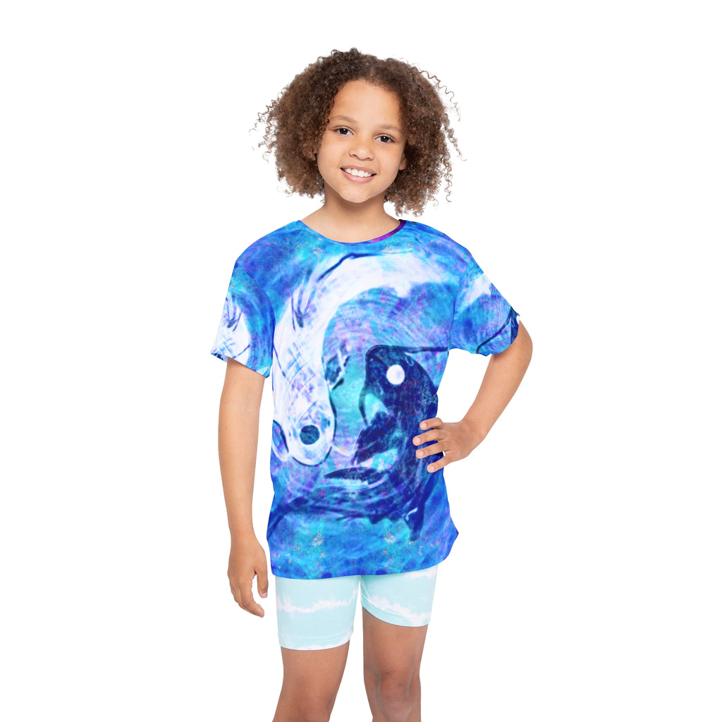 Amen Jin's Lotus Desires Koi Dreams Kids Sports Jersey