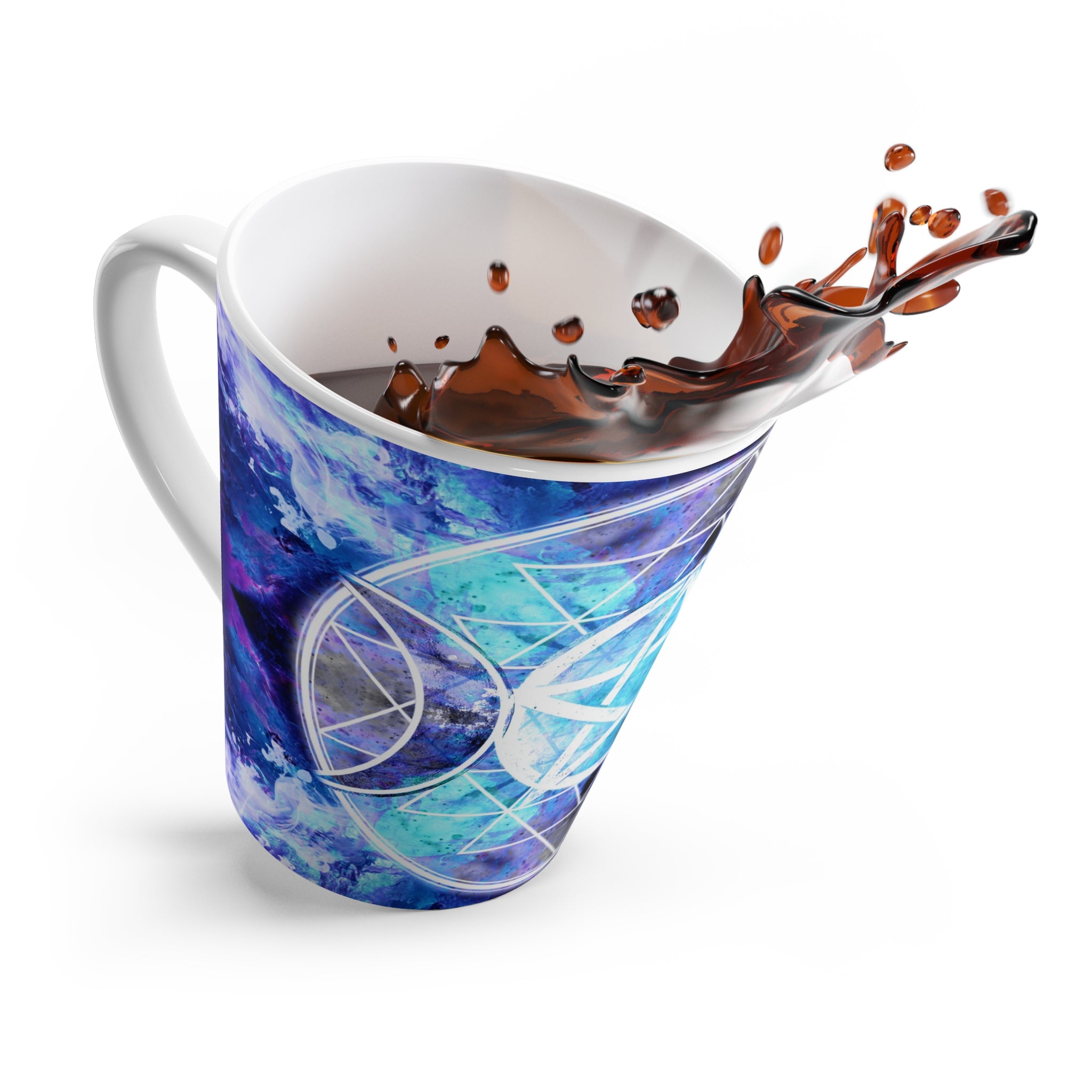 Amen Jin's Dragon's Gate Triple Goddess Meditations Latte Mug