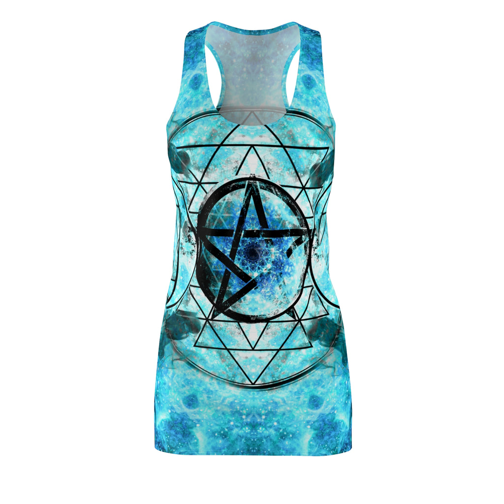 Amen Jin's All the White Horses Triple Goddess Women's Racerback Dress