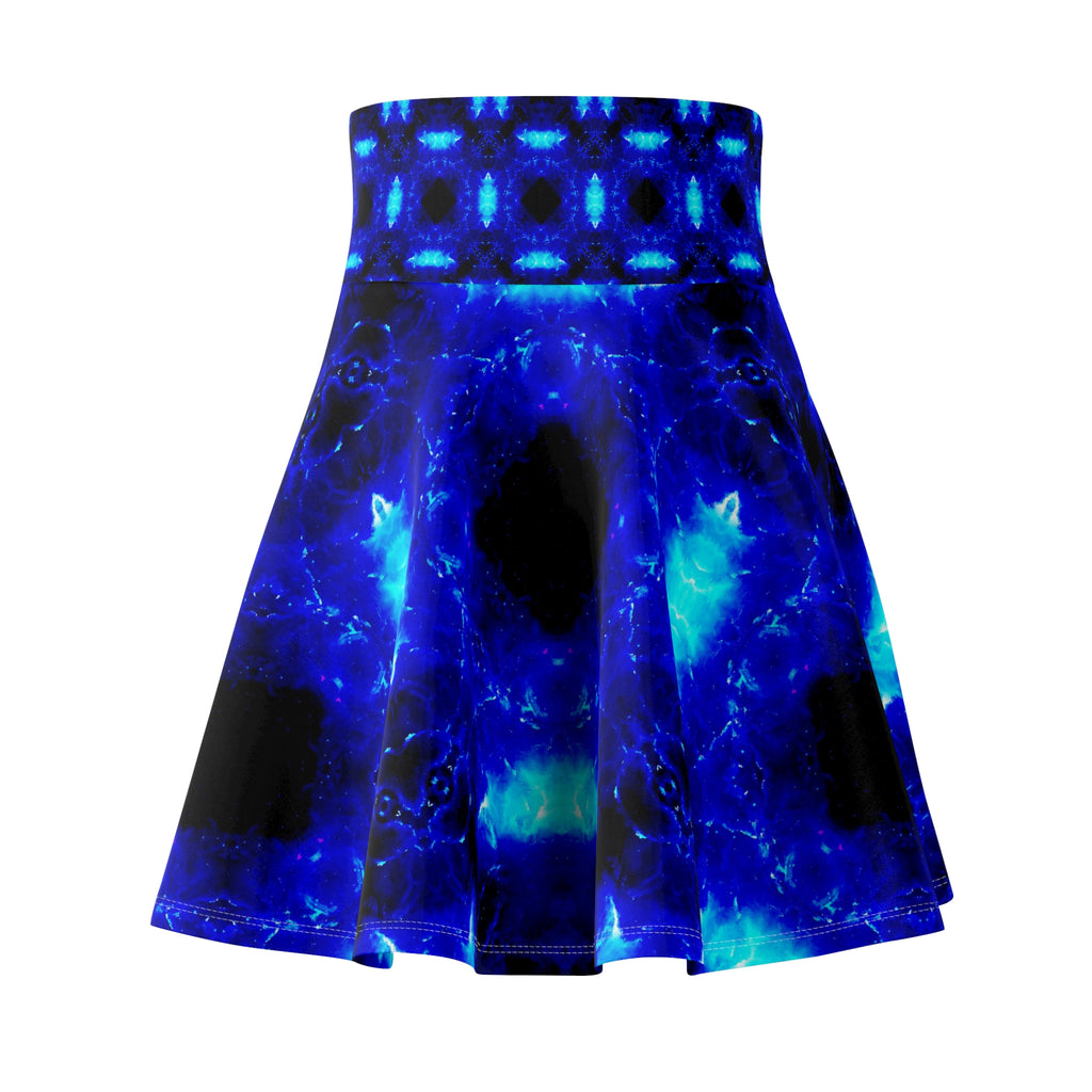 Amen Blue Fire Desires Women's Skater Skirt