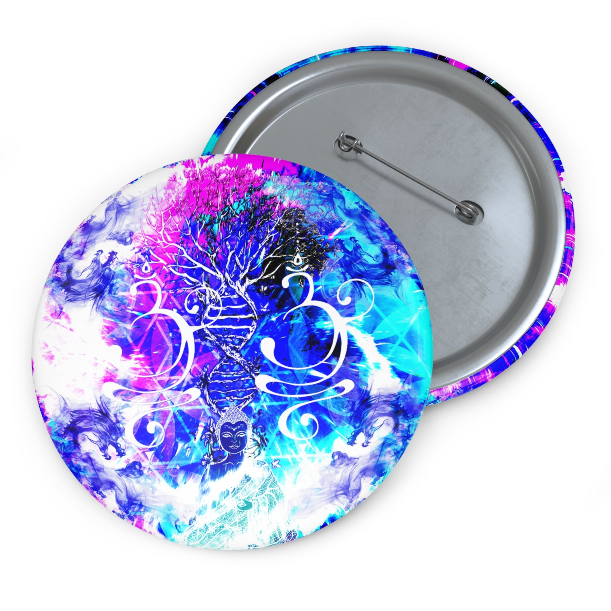Creation's Buddha Meditations Pin Buttons