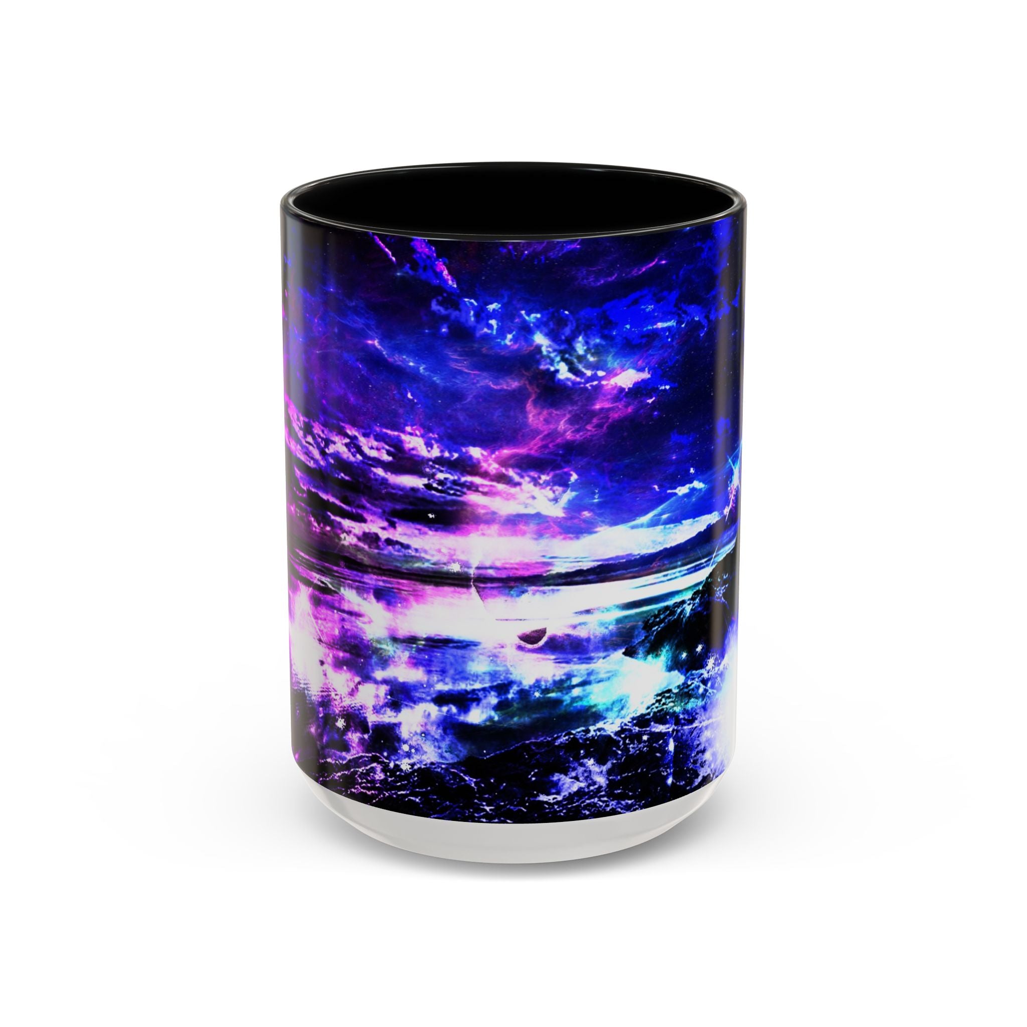 Amethyst Dancing Sea Dreams Accent Coffee Mug