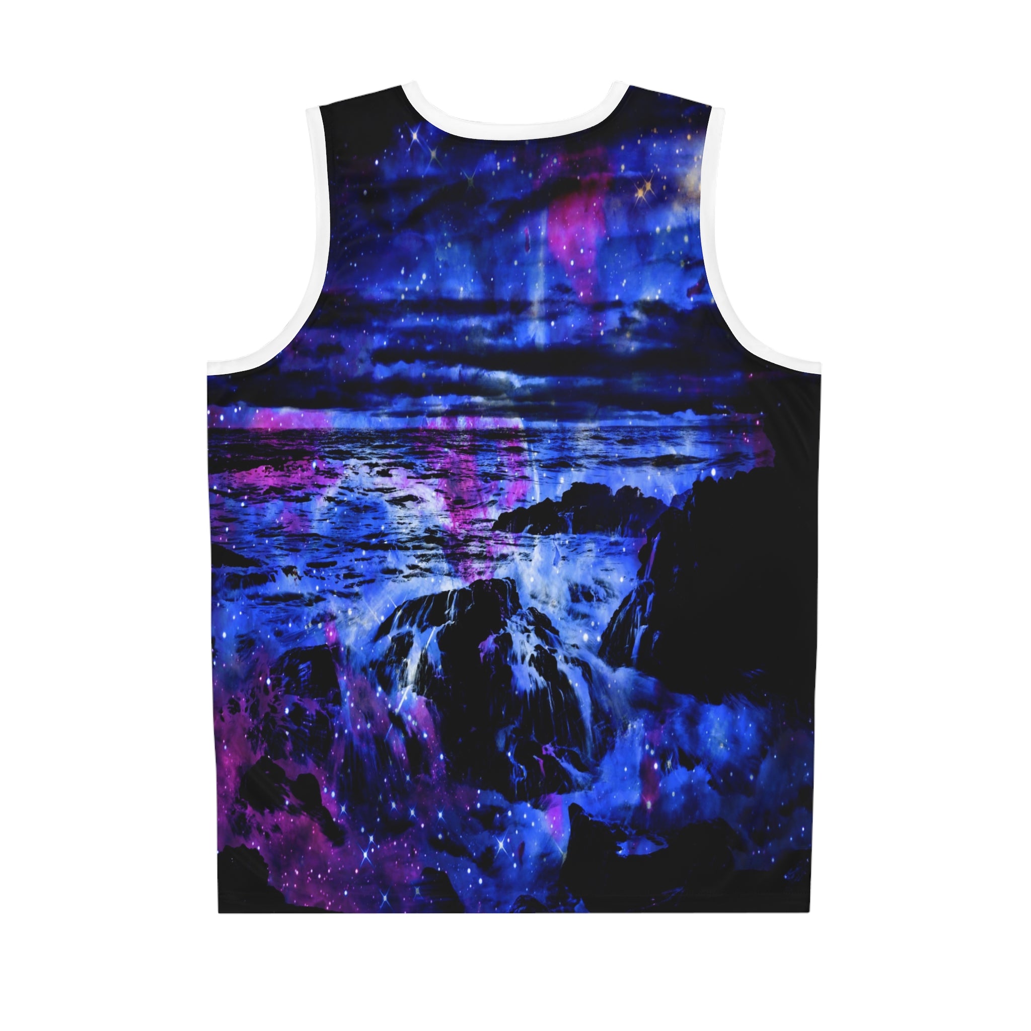 Lover's Cosmic Falls Dreams Basketball Jersey