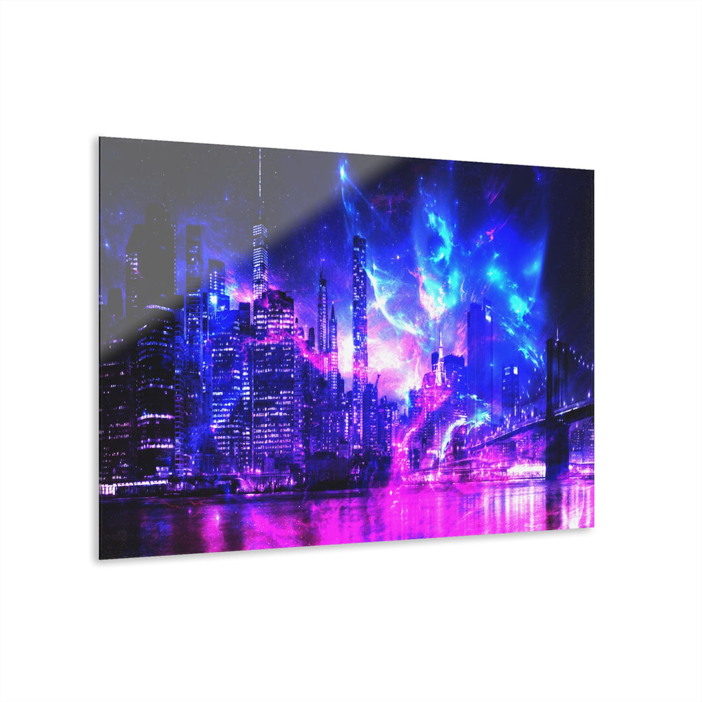 Amethyst New York Dreams Acrylic Prints (French Cleat Hanging)
