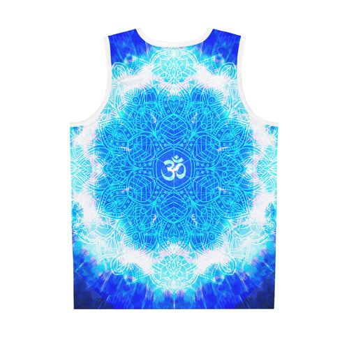 Amen Jin's Blue Sun Om Meditations Basketball Jersey