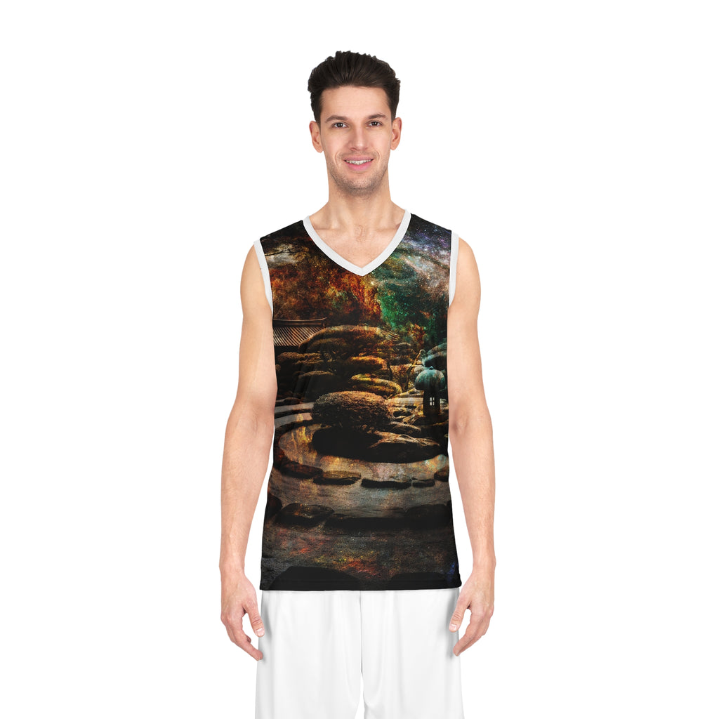 Breathe Again Tranquil Garden Dreams Basketball Jersey