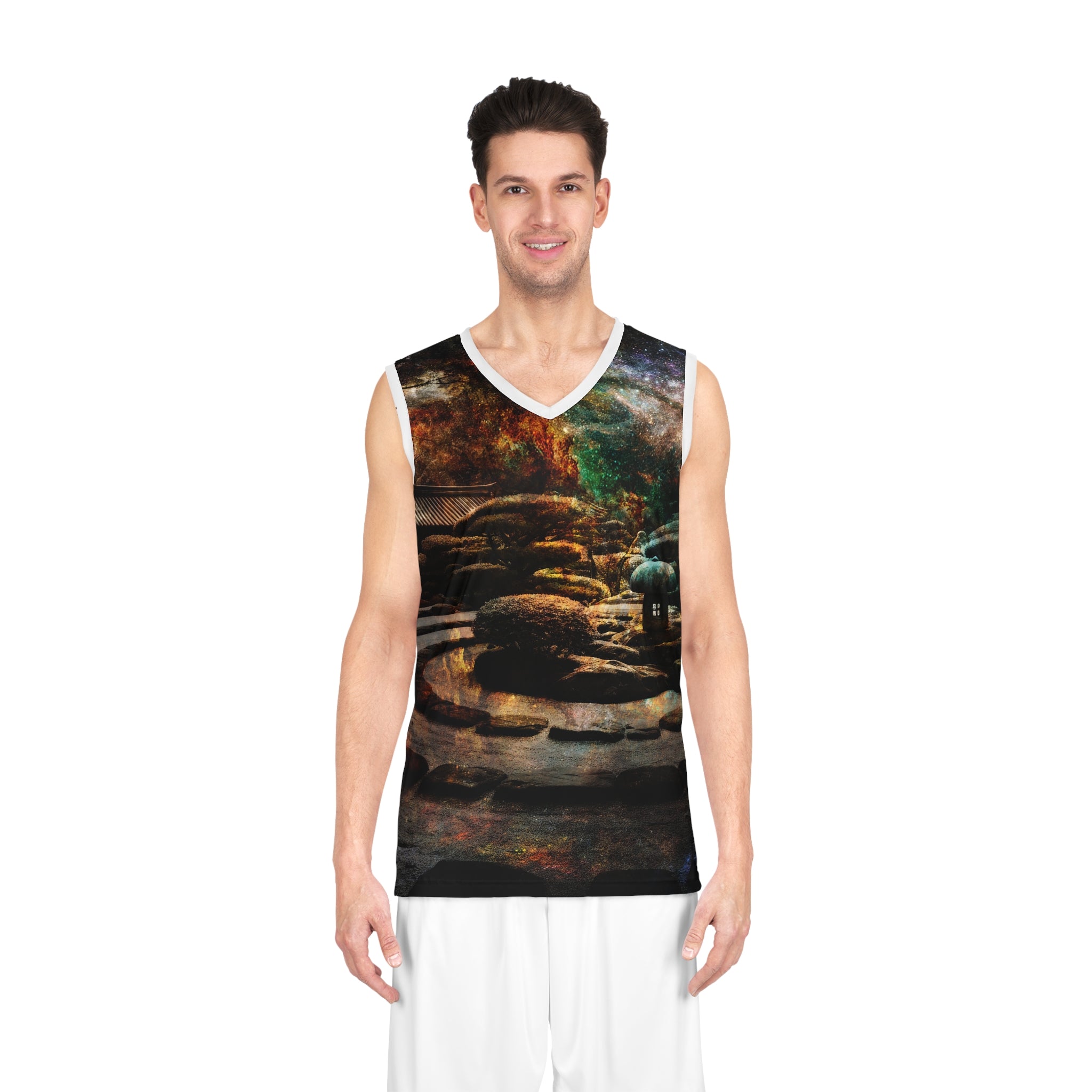 Breathe Again Tranquil Garden Dreams Basketball Jersey