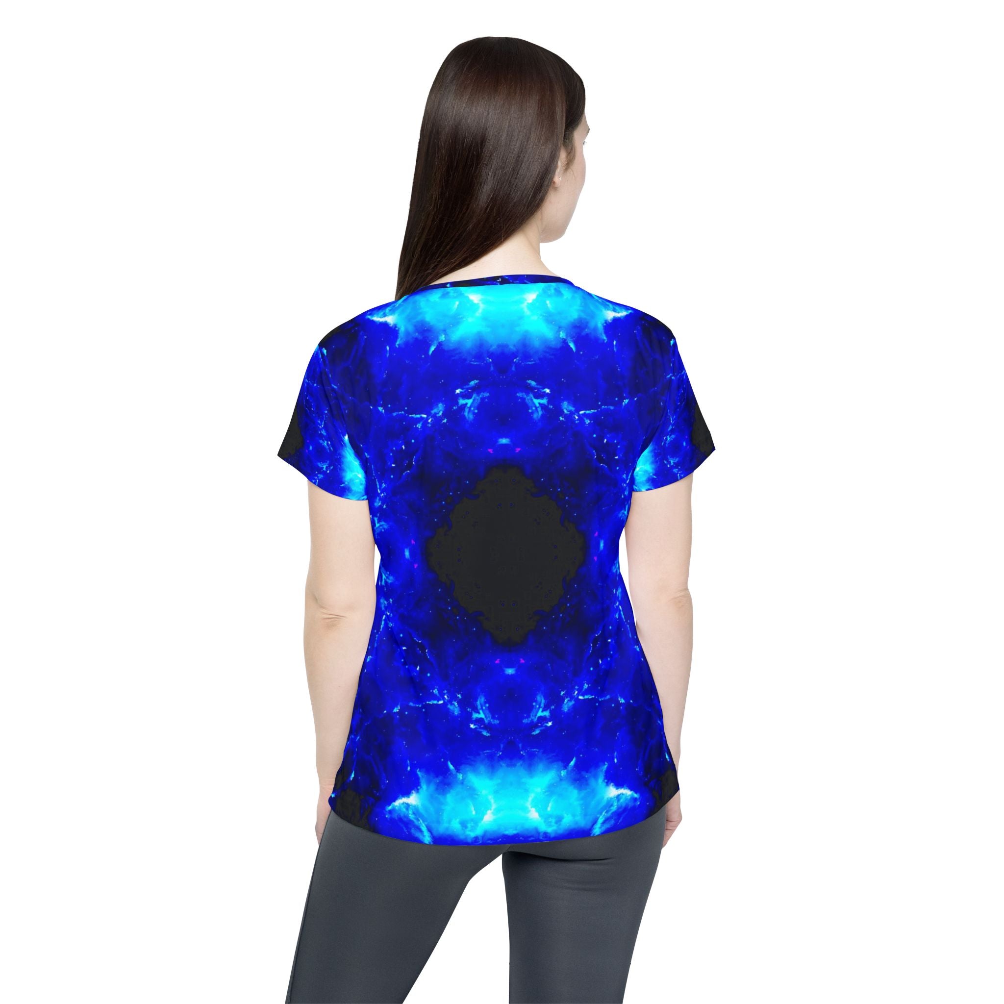 Amen Jin's Blue Flame Desires Women's Sports Jersey