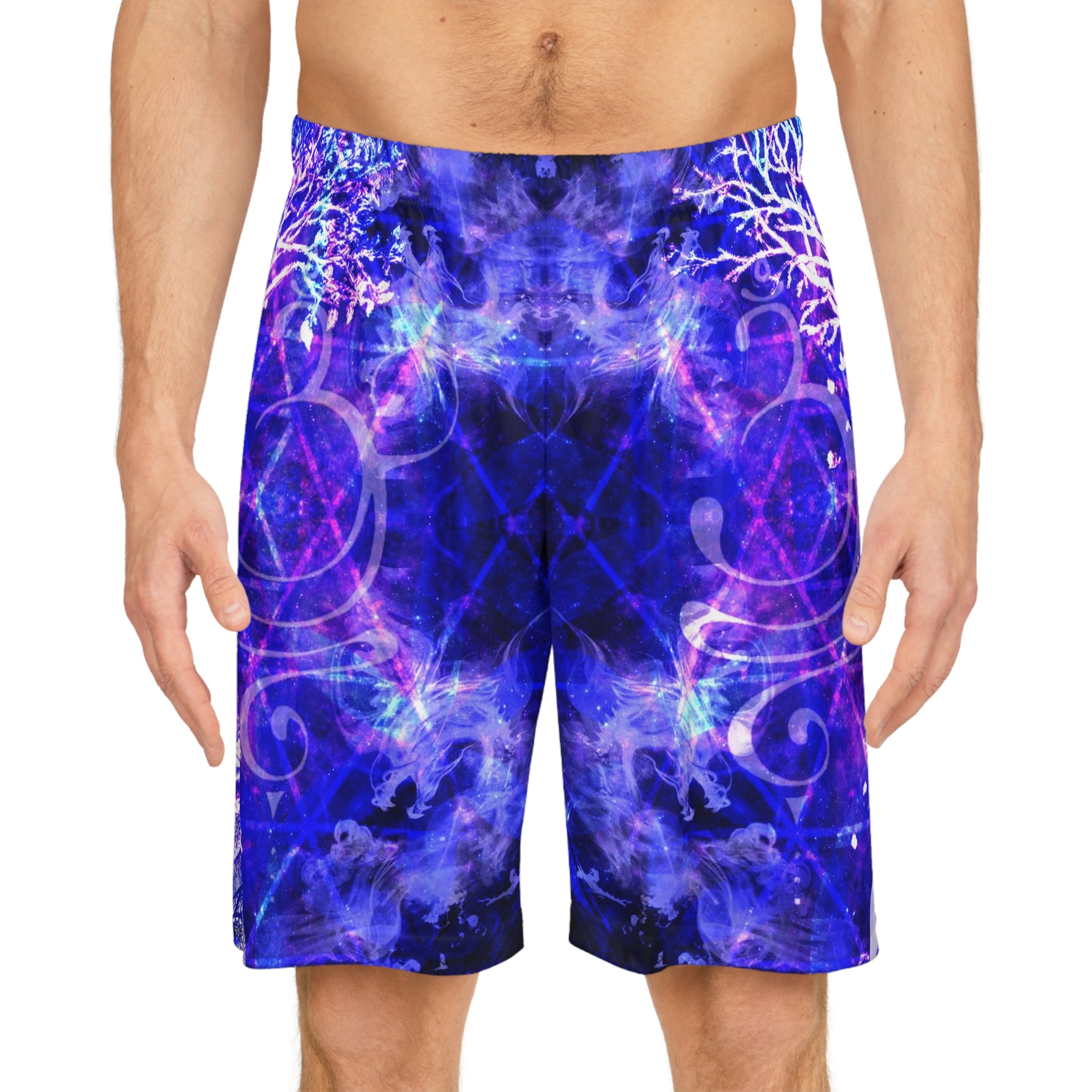 Katerina's Dragon's Eye Buddha Meditations Basketball Shorts