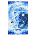 Amen Jin's Blue Sun Koi Meditations Rally Towel, 11x18
