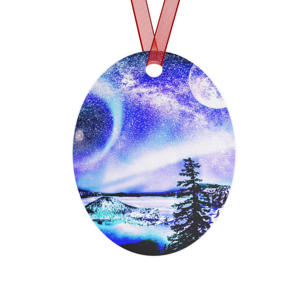 Katerina's Lolite Noel Yule Night Dreams Metal Ornaments