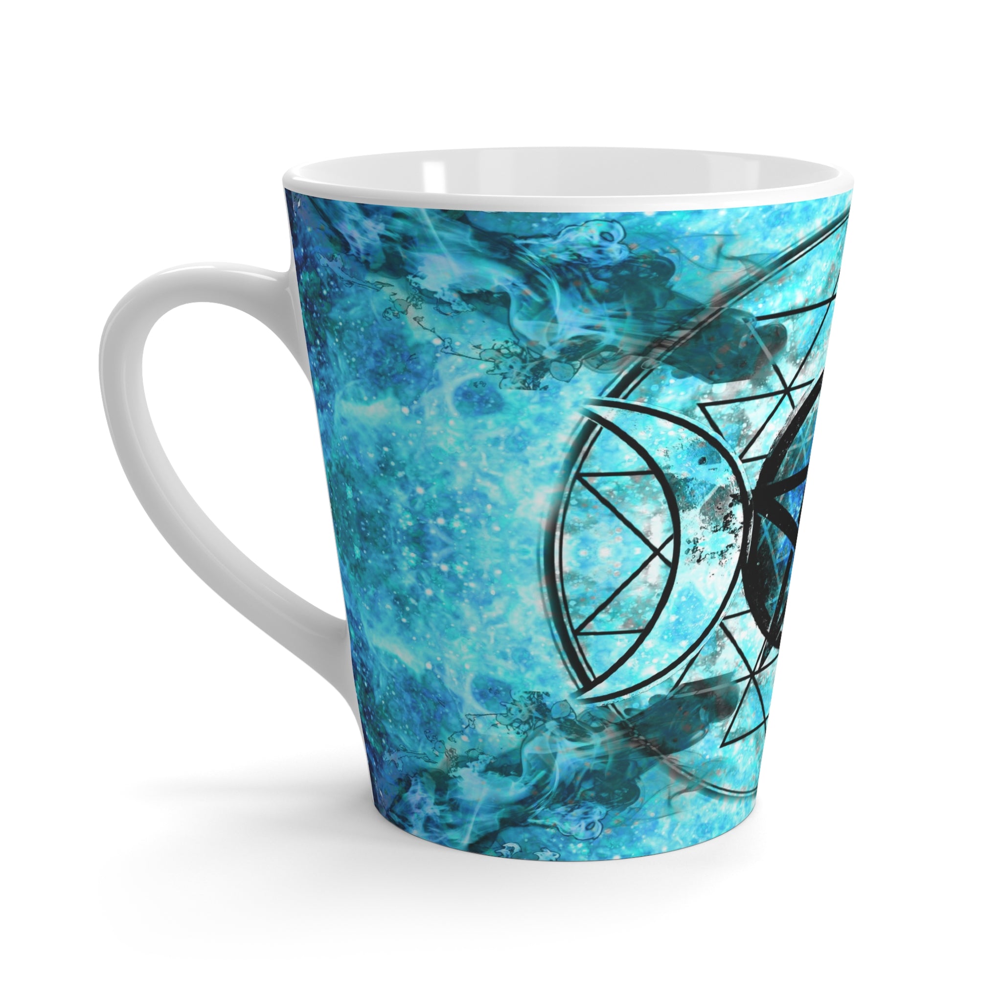 Amen Jin's All the White Horses Triple Goddess Meditations Latte Mug