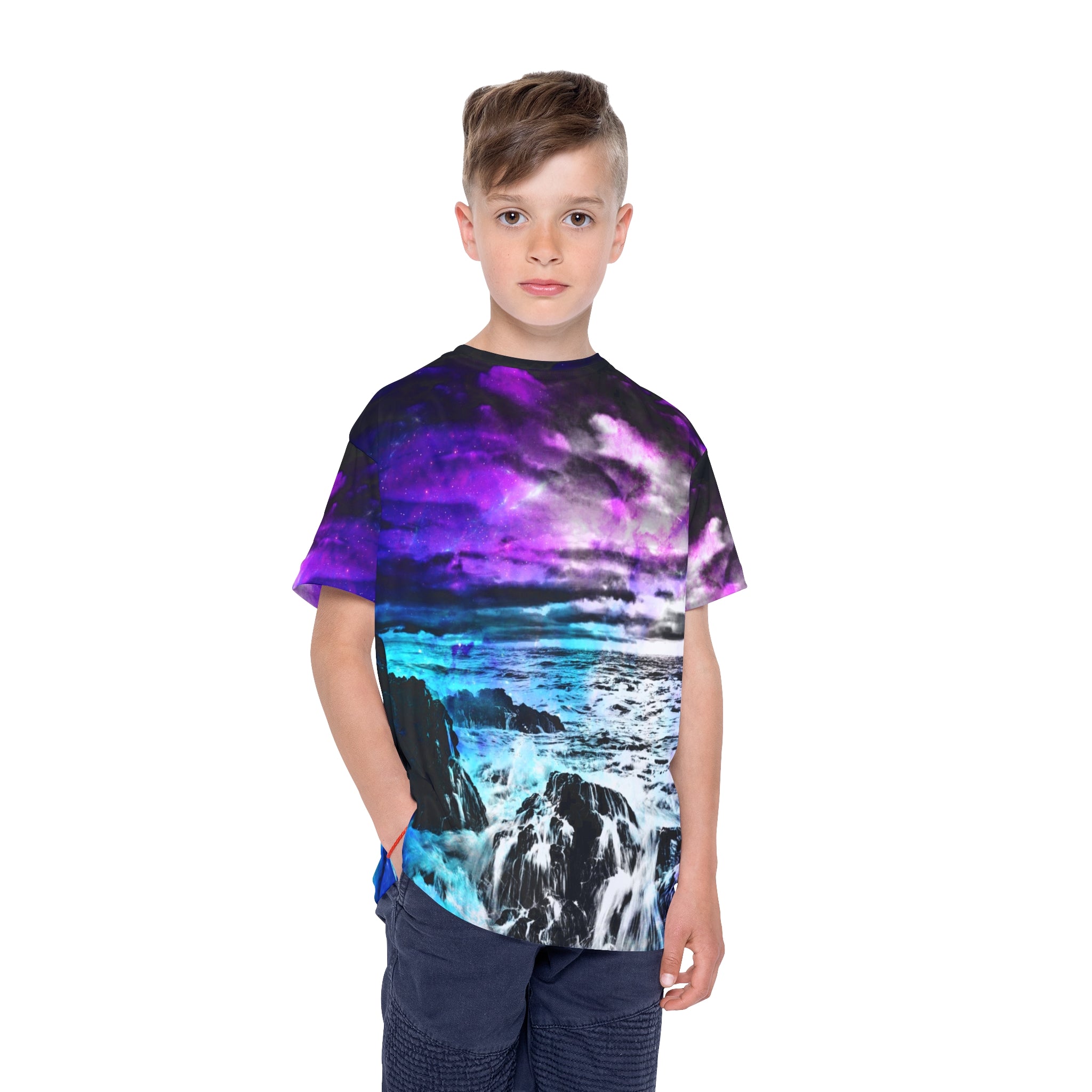 Creation's Heaven Cosmic Falls Dreams Kids Sports Jersey