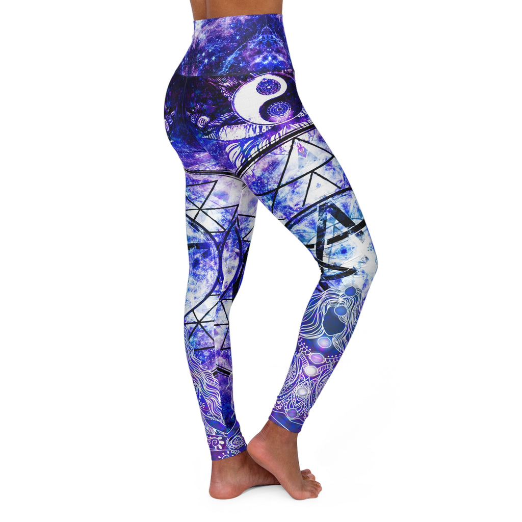 Amen Jin's Katerina’s Dracularian Dragoness Magickal Awakening Meditations High-Waisted Yoga Leggings