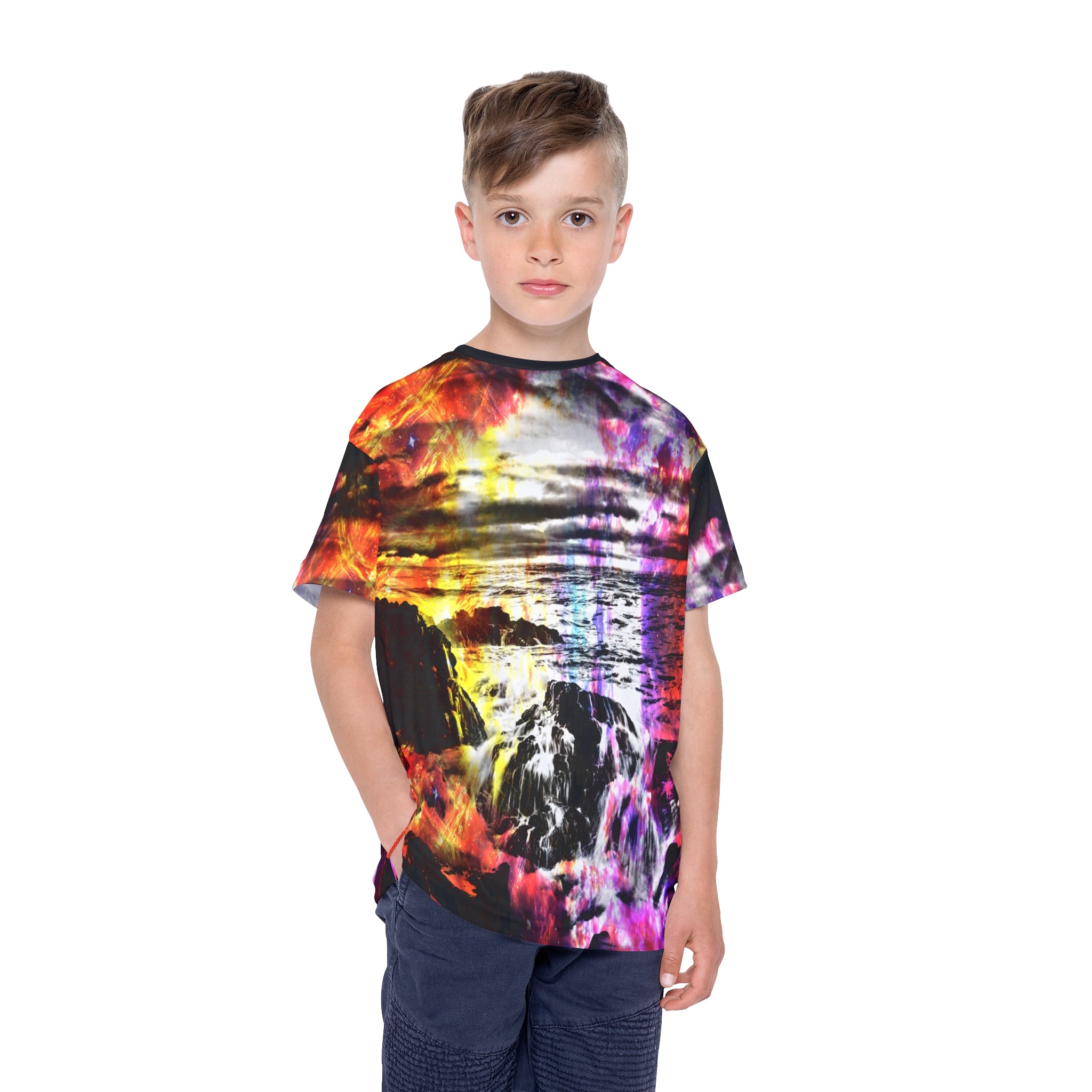 Rise Again Cosmic Falls Dreams Kids Sports Jersey