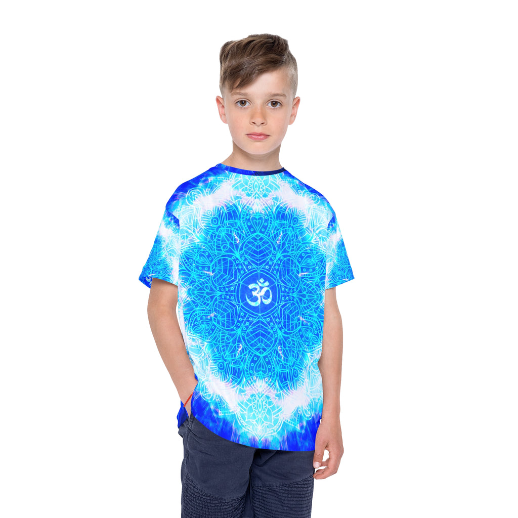Amen Jin's Blue Sun Om Meditations Kids Sports Jersey