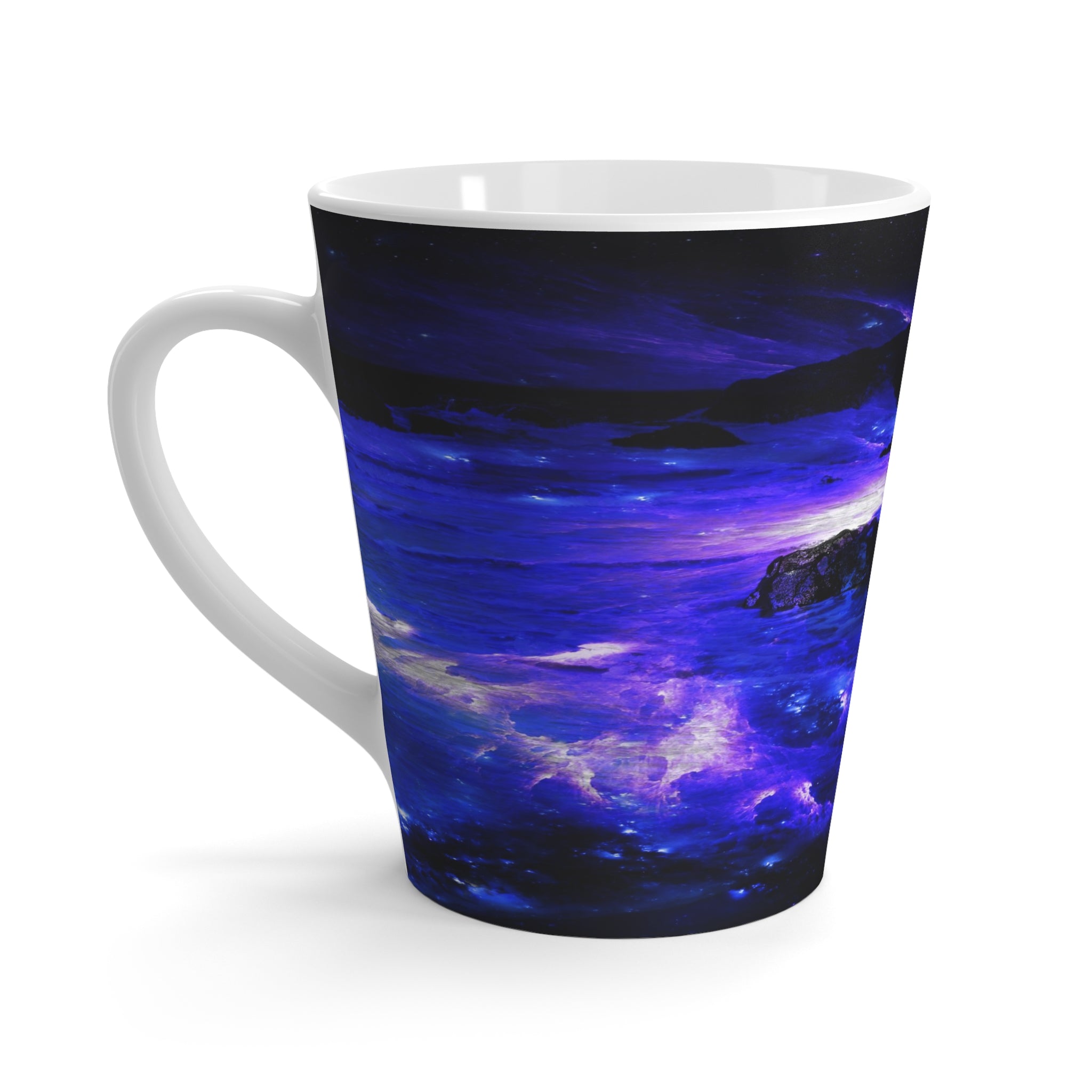 Amethyst Sapphire Somewhere on the Indian Ocean Dreams Latte Mug